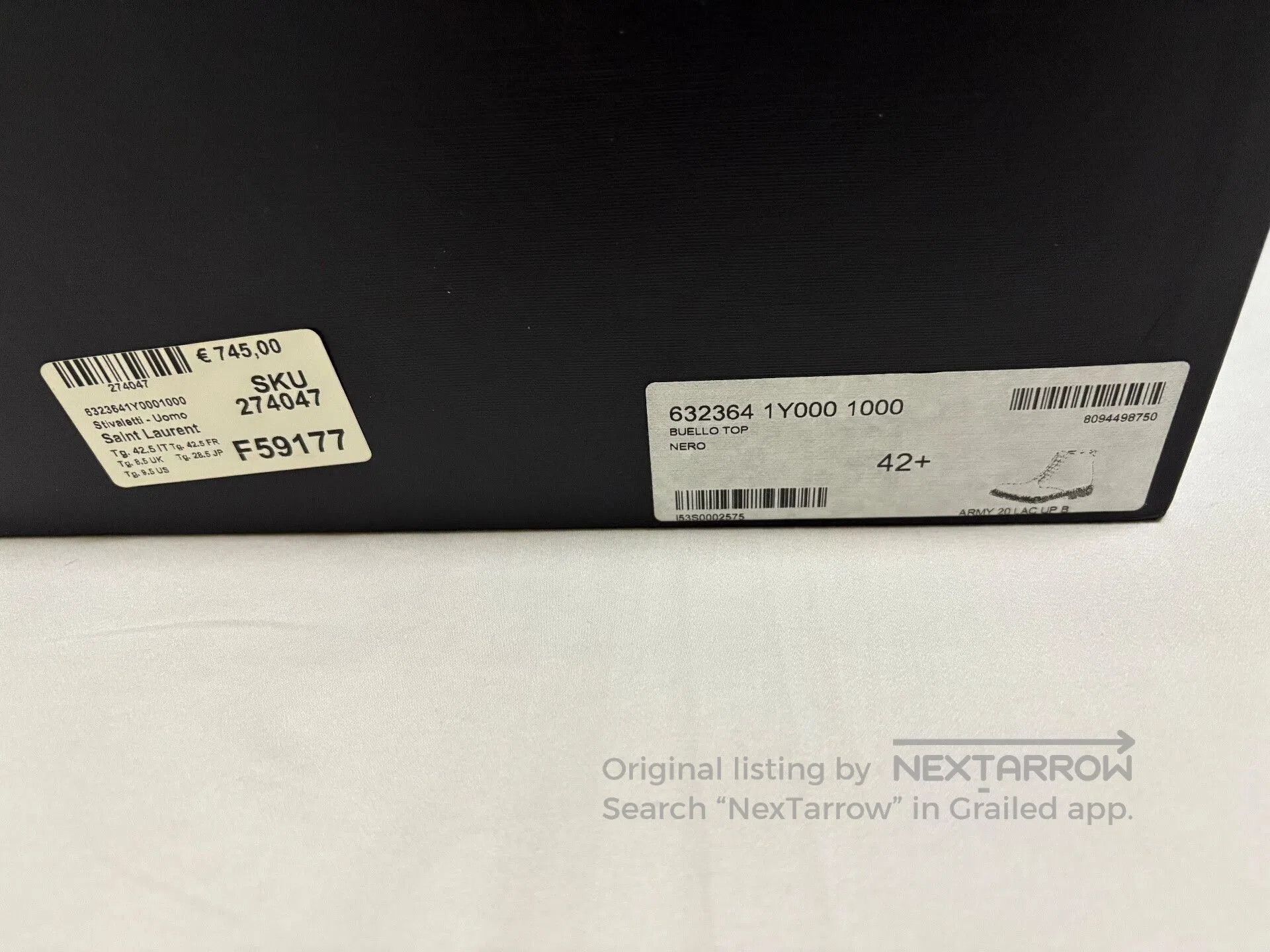 Saint Laurent Paris Saint Laurent SLP 20AW Men's Short Boots. Size US 9.5 / EU 42-43 - 4 Thumbnail