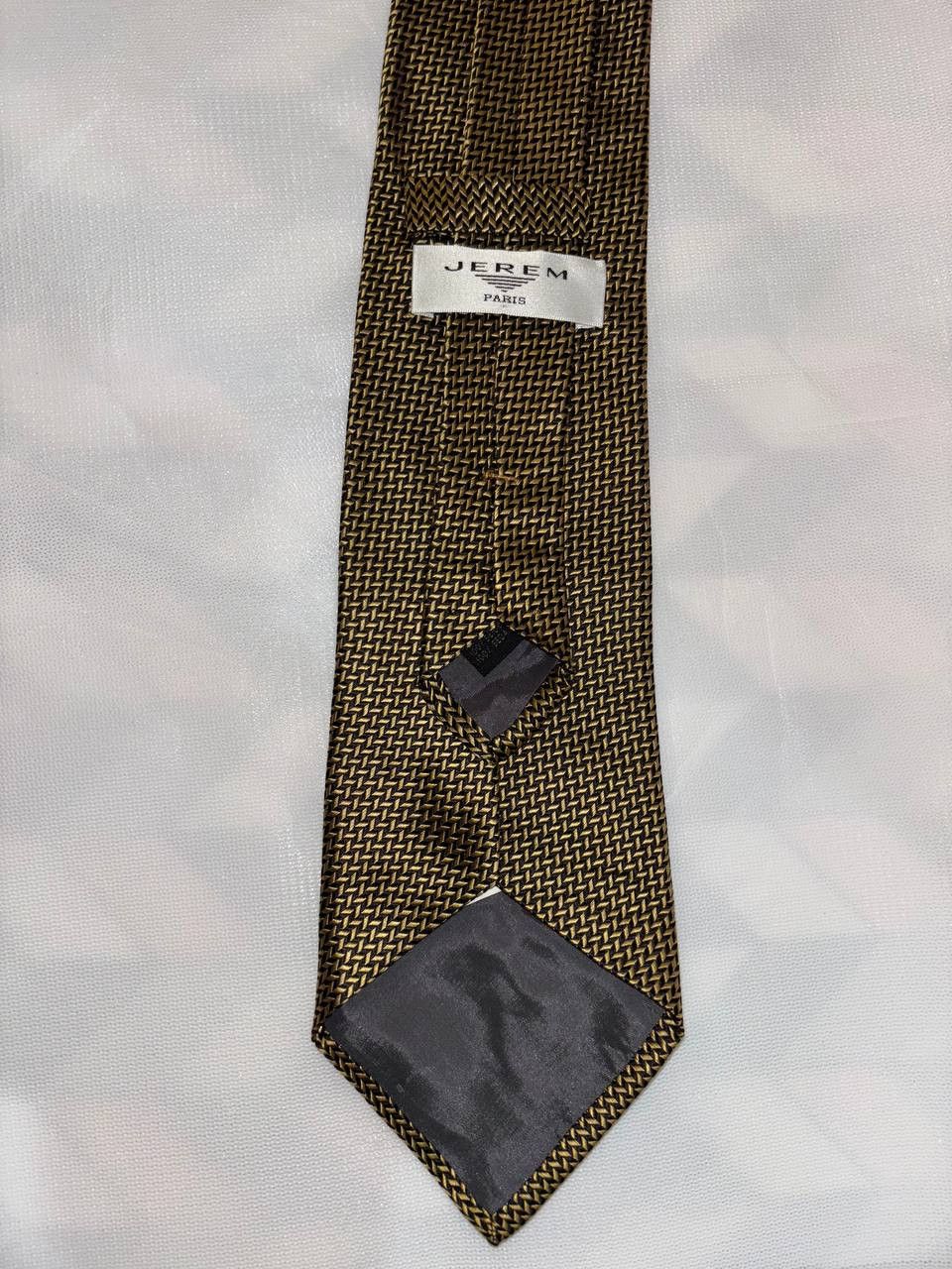 Vintage JEREM Paris men's 100% silk tie, Vintage Made in France Size ONE SIZE - 4 Thumbnail