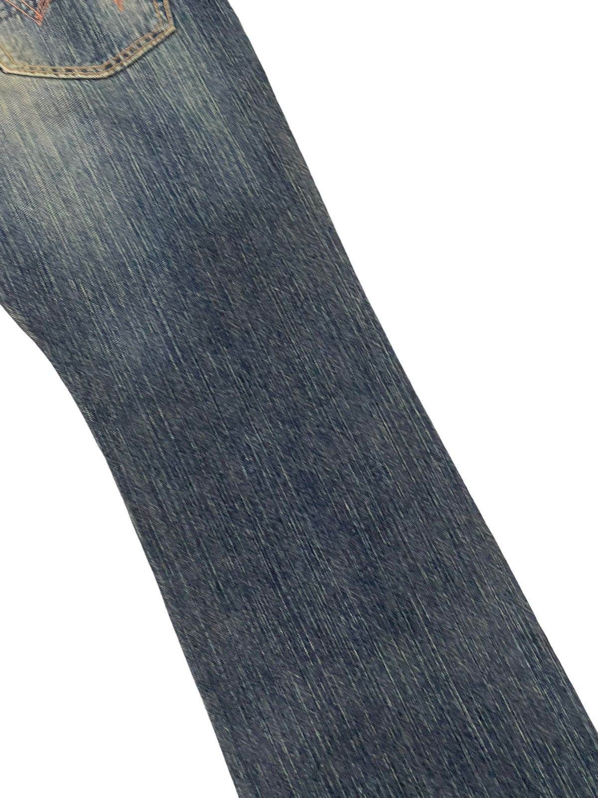 Edwin Flare Jeans Edwin Japan Faded Distress Boot Cut 8🟦3 Size US 32 / EU 48 - 18 Thumbnail