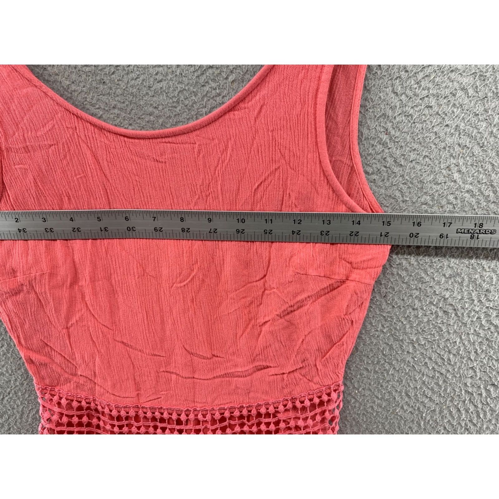 Vintage Maurices Pink Rayon Lined Jumpsuit Romper Shorts in Size Small Size 28" / US 6 / IT 42 - 5 Thumbnail
