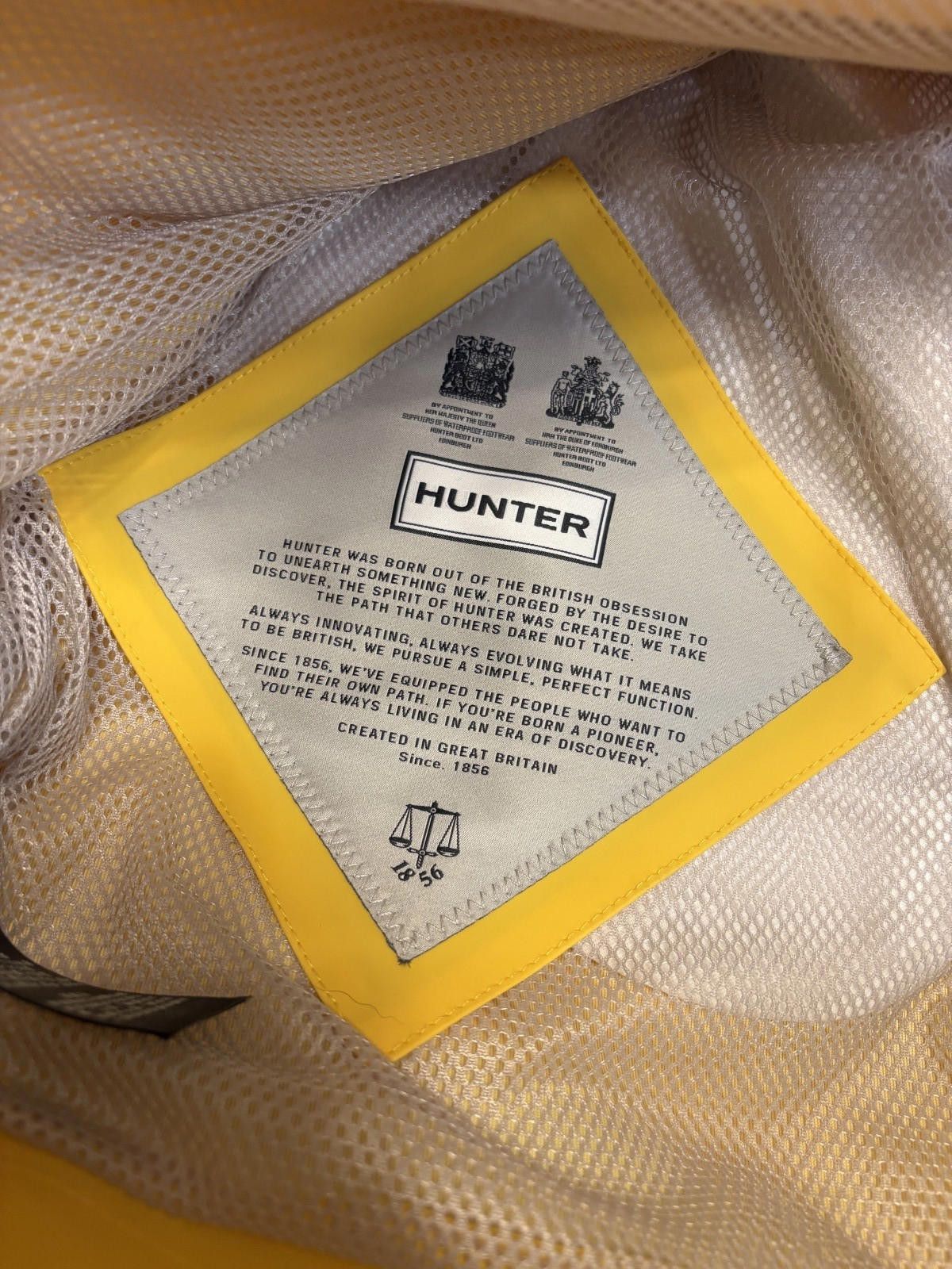 Hunter Hunter Original Mens Yellow Waterproof Rain Jacket Size XXL Size US XXL / EU 58 / 5 - 9 Thumbnail