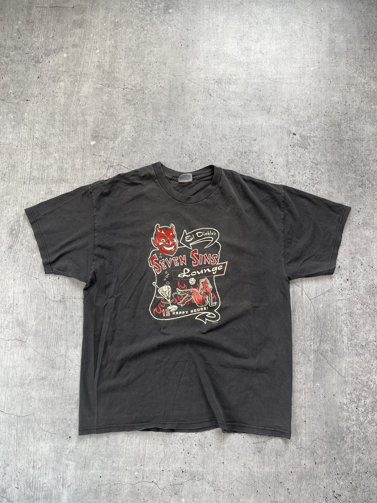 Band Tees El diablo Mexico skull humor tee streetwear rock hype rare Size US XL / EU 56 / 4 - 1 Thumbnail