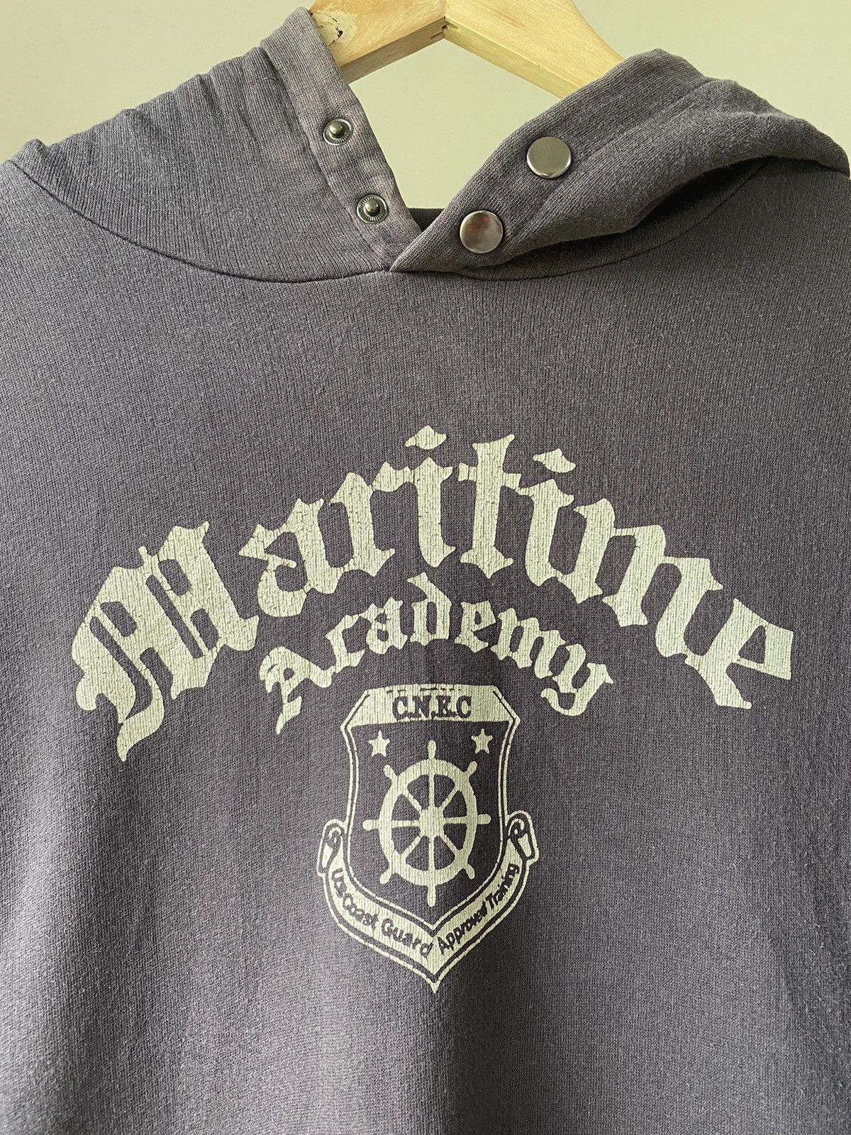 Japanese Brand × Le Grande Bleu (L.G.B.) FADED MARITIME COEN JAPAN PULLOVER HOODIE 90s Size US M / EU 48-50 / 2 - 3 Thumbnail