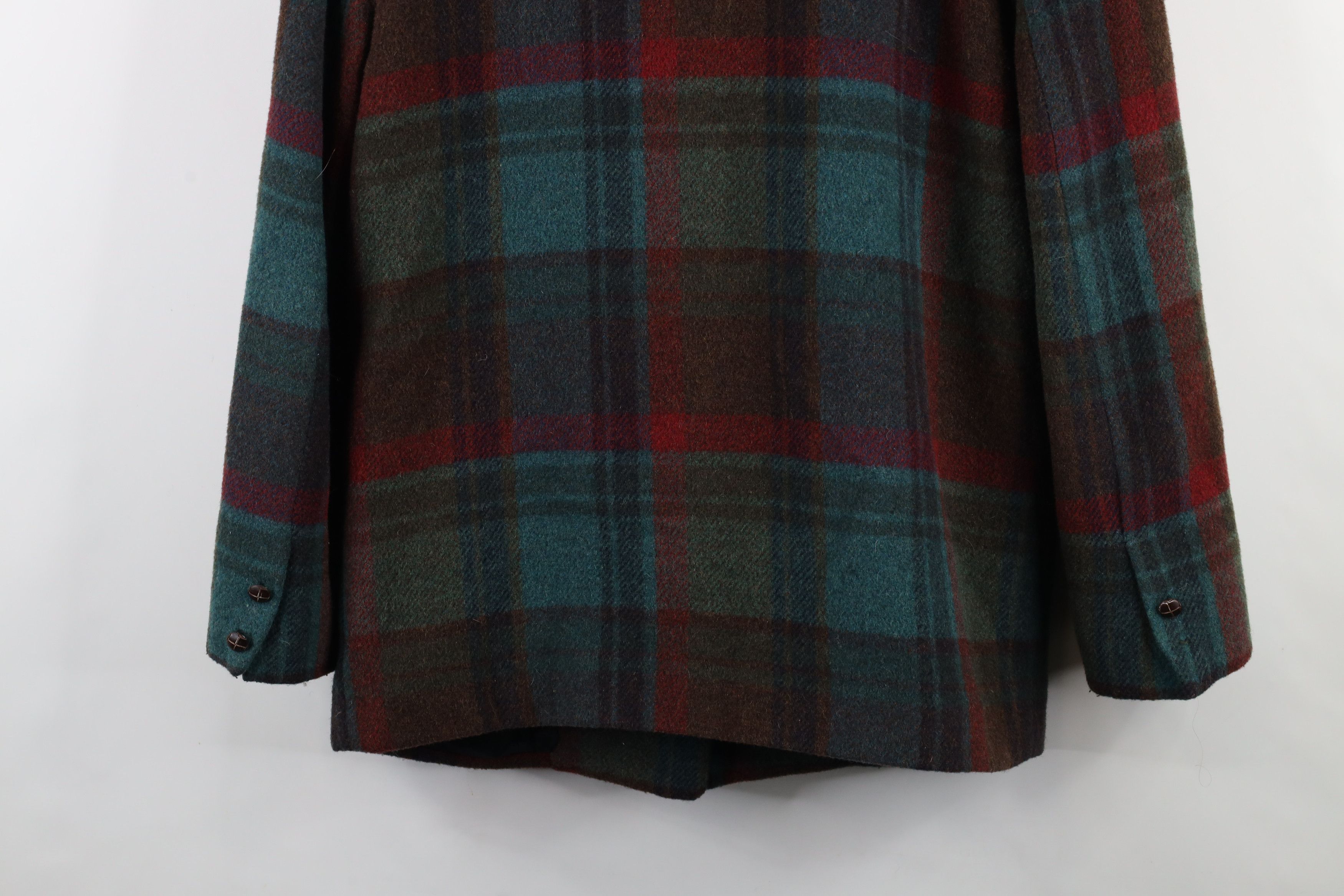 Vintage Vintage 90s Streetwear One Button Blazer Suit Jacket Plaid Size XXL / US 16-18 / IT 52-54 - 13 Thumbnail
