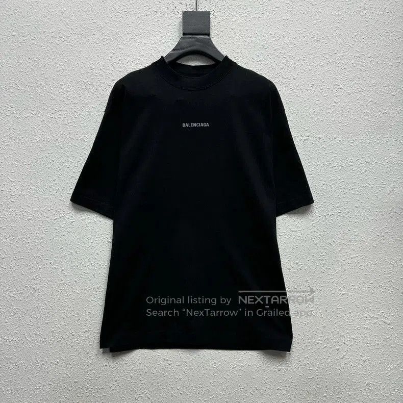 Balenciaga Balenciaga 3M Logo Black Oversized Tee. Size US S / EU 44-46 / 1 - 1 Thumbnail