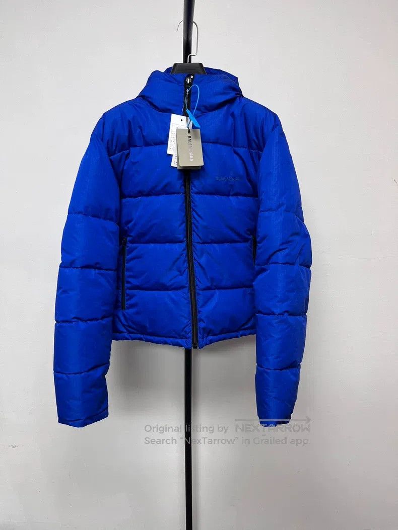 Balenciaga Balenciaga Solid Color Letter Printed Stand Collar Warm Lo Size US M / EU 48-50 / 2 - 1 Thumbnail