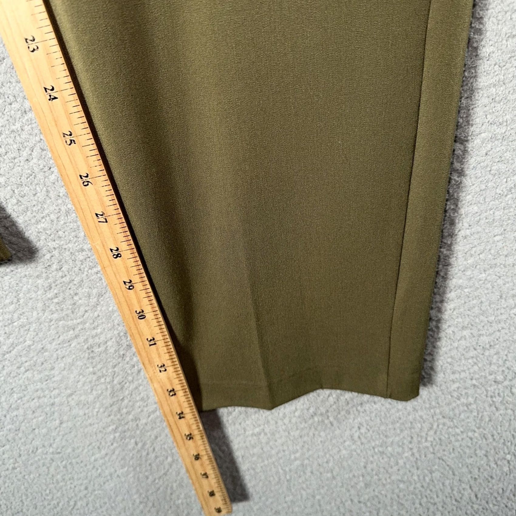 Quince Quince Mens Ultra-Stretch 24/7 Smart Chino Pants Olive Green 40x34 Chino Pants Regular Tapered Front Zip Fly Pockets Belted Business Casual Size US 40 / EU 56 - 7 Thumbnail