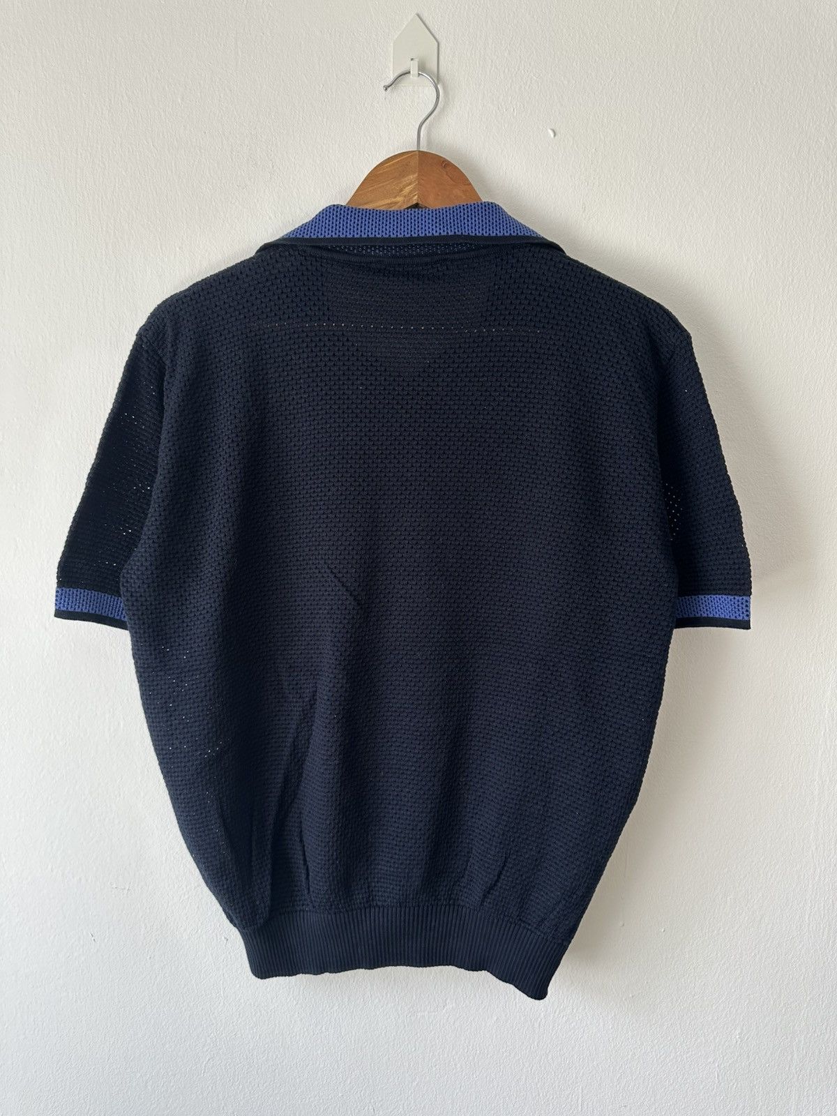 Versace Vintage Versace Classic V2 Knit Polo Shirt Size US L / EU 52-54 / 3 - 3 Thumbnail