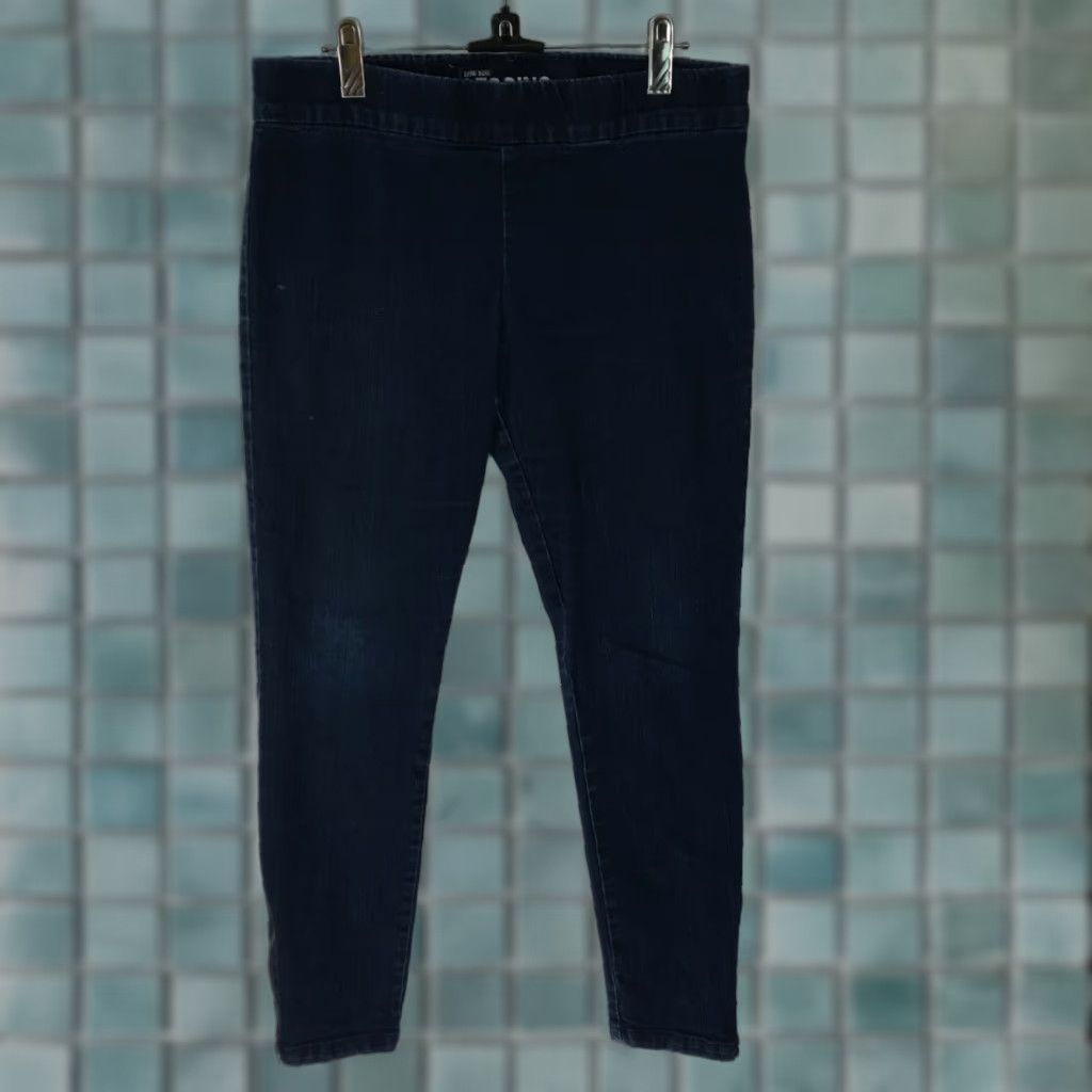 CO New York & Co Womens Jeans Legging Low Rise Blue Denim Size 8 Stretch Comfort Regular Size 30" / US 8 / IT 44 - 1 Thumbnail