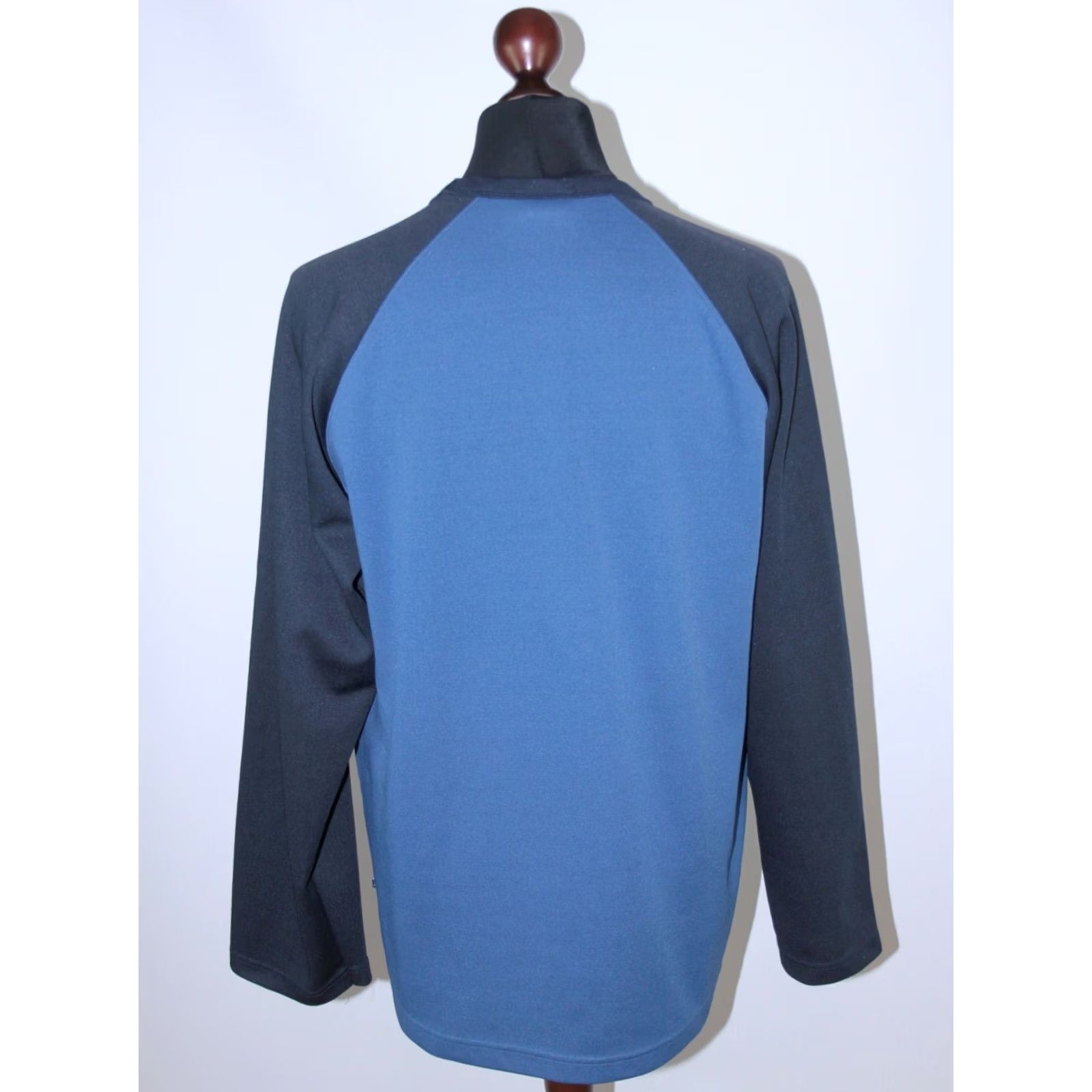 Vintage Fishbone XL Blue Mens Long Sleeve Jumper Jacket Size US XL / EU 56 / 4 - 3 Thumbnail