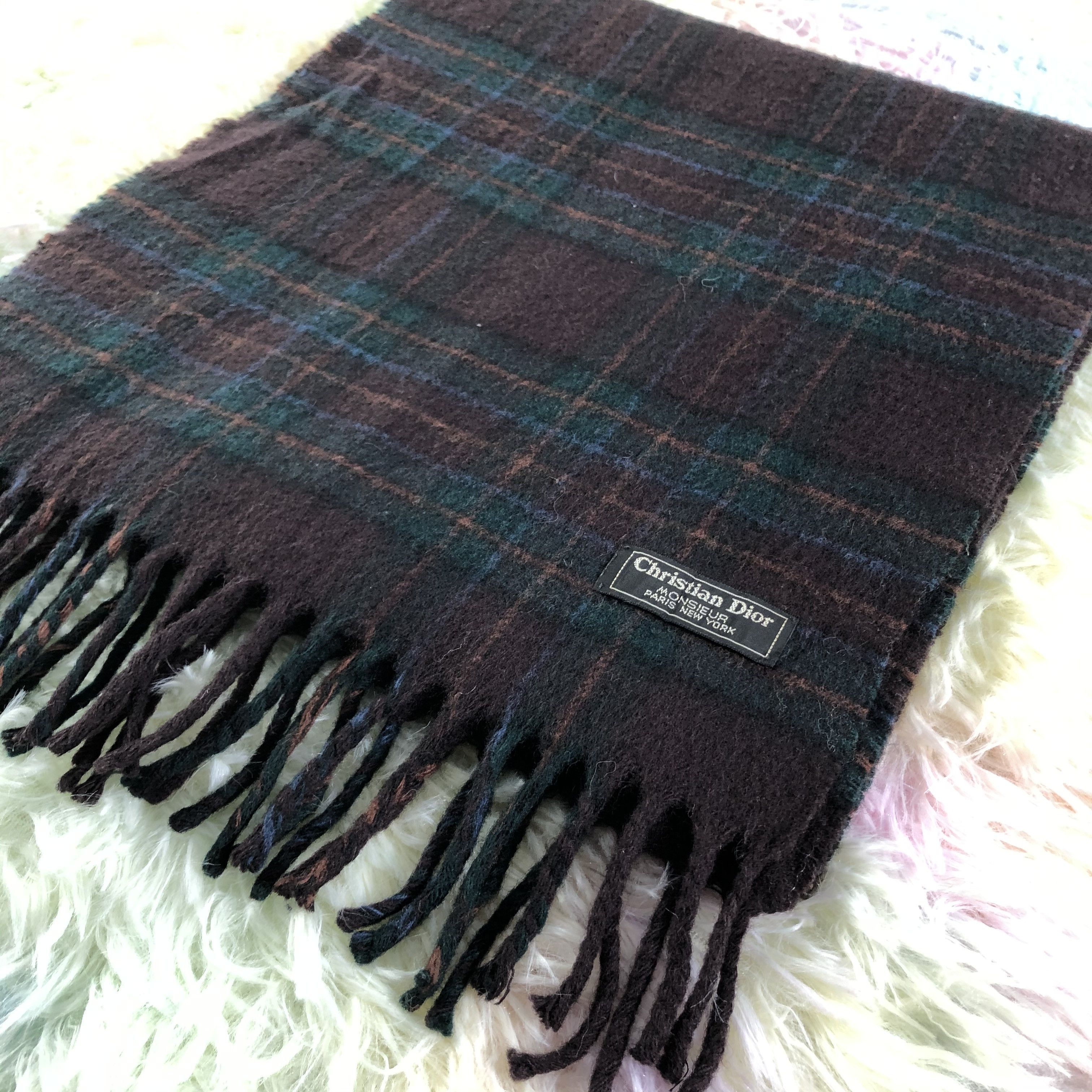 Vintage Christian Dior Monsieur Scarf / Muffler / Neckwear - KM384 Size ONE SIZE - 3 Thumbnail