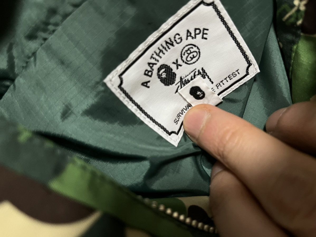 Bape × Stussy Bape x Stussy 'Survival of the Fittest' Snowboard Jacket Size US M / EU 48-50 / 2 - 10 Thumbnail