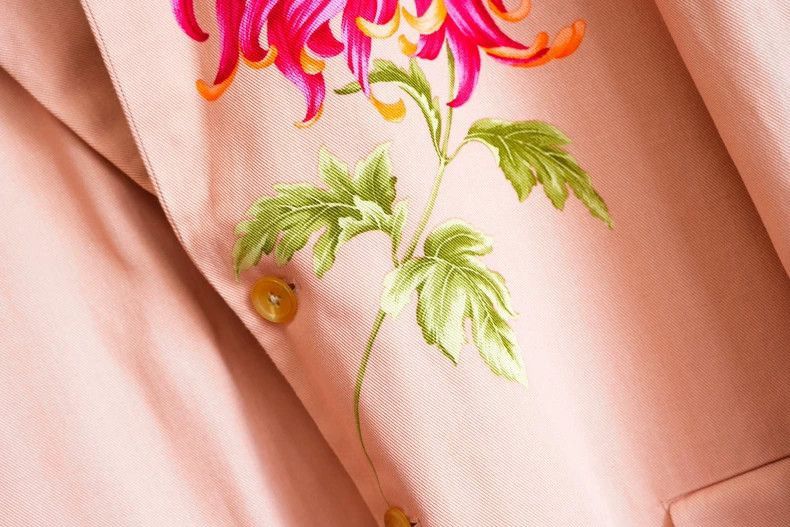 Yohji Yamamoto Yohji Yamamoto Yohji Yamamoto Pink Floral Suit Jacket Size US M / EU 48-50 / 2 - 5 Thumbnail