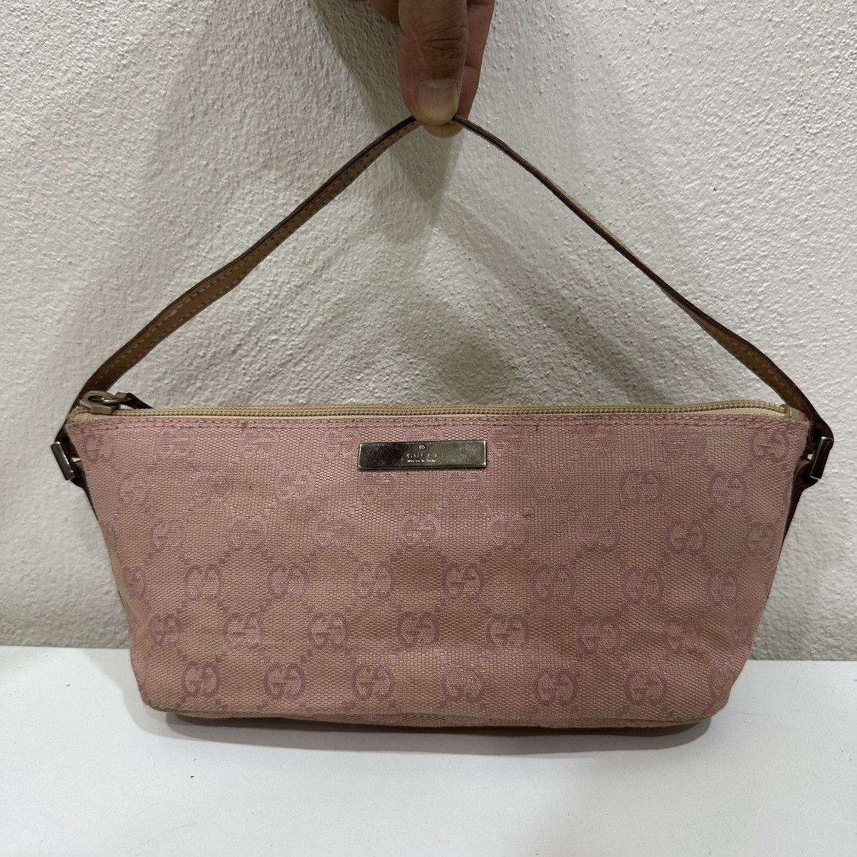 Gucci GUCCI GG CANVAS BOAT POCHETTE BAG 8 Size ONE SIZE - 2 Thumbnail