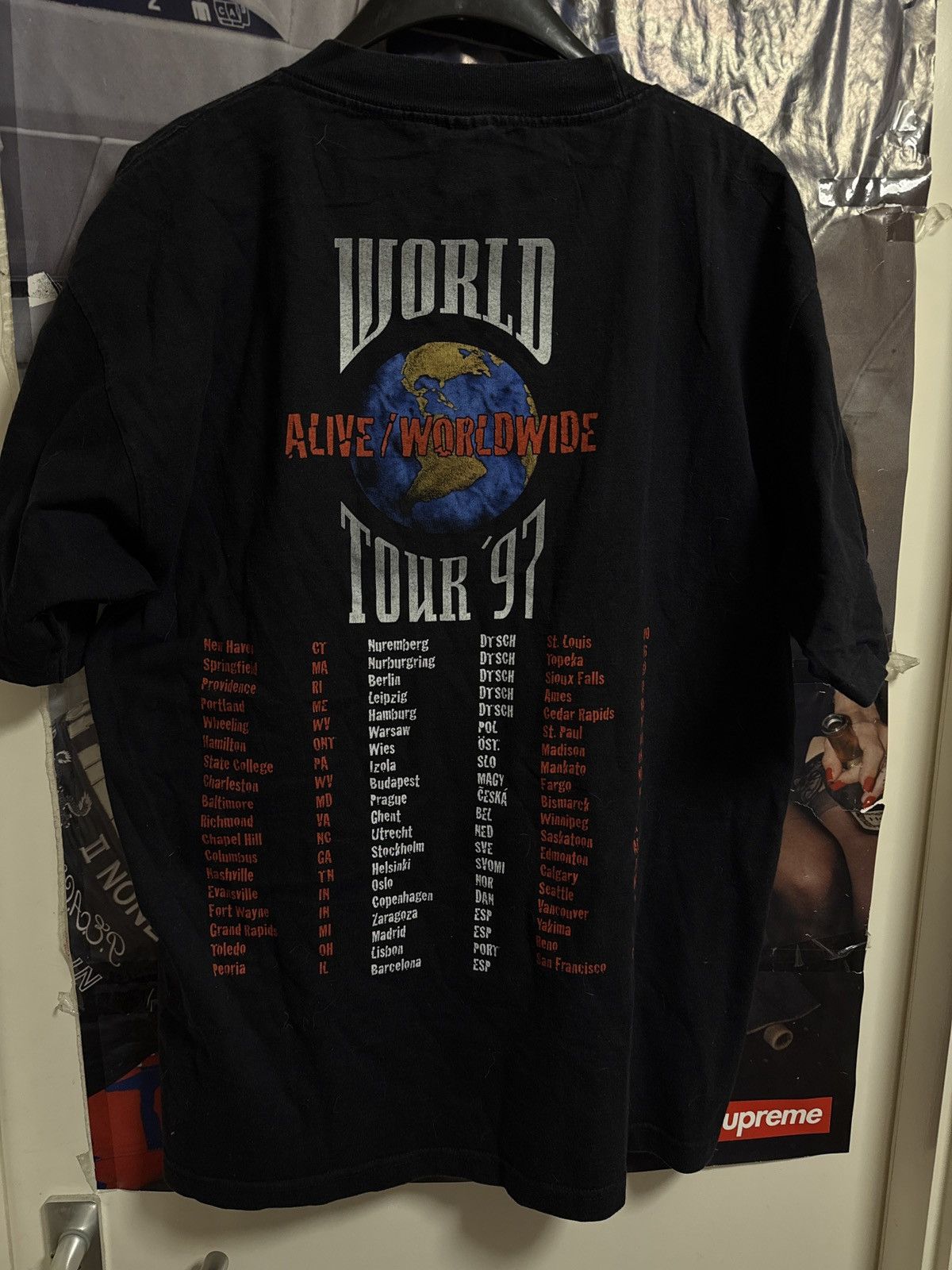 Band Tees KISS 1996-97 World Tour Vintage XL Murina Made In USA Size US XL / EU 56 / 4 - 2 Thumbnail
