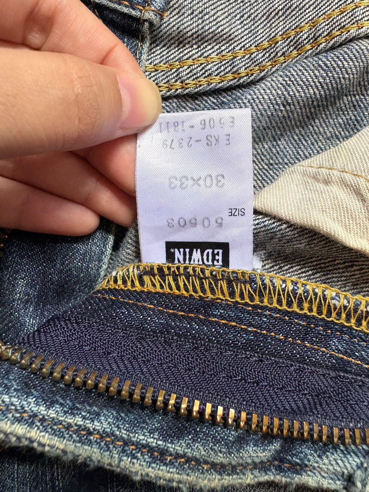 Edwin × Japanese Brand Vintage Japanese Edwin 505zxx Selvedge Mud Wash Loose Jeans Size US 31 - 11 Thumbnail