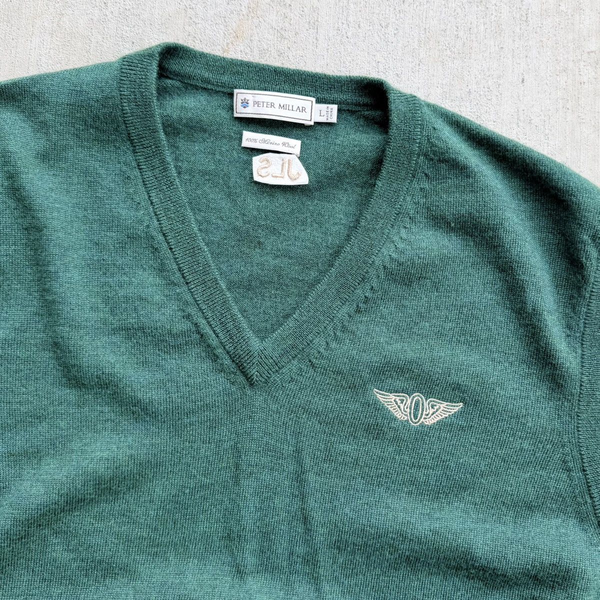 Peter Millar Peter Millar 100% Merino Wool Sweater Vest Men Large Green Size US L / EU 52-54 / 3 - 2 Thumbnail