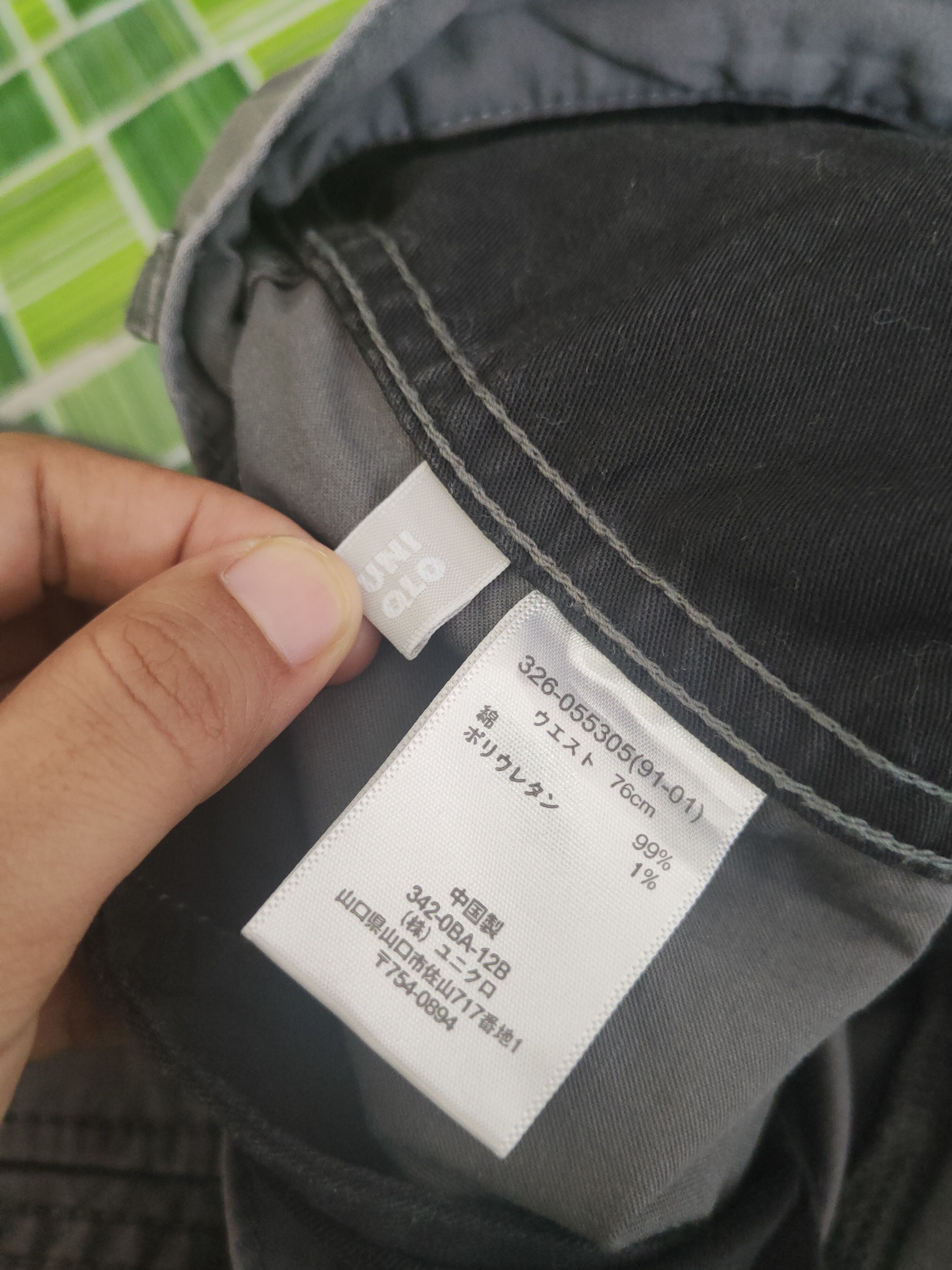 Japanese Brand DL Uniqlo Dark Gray Multipocket Cargo Pants #2109 Size US 31 - 13 Thumbnail