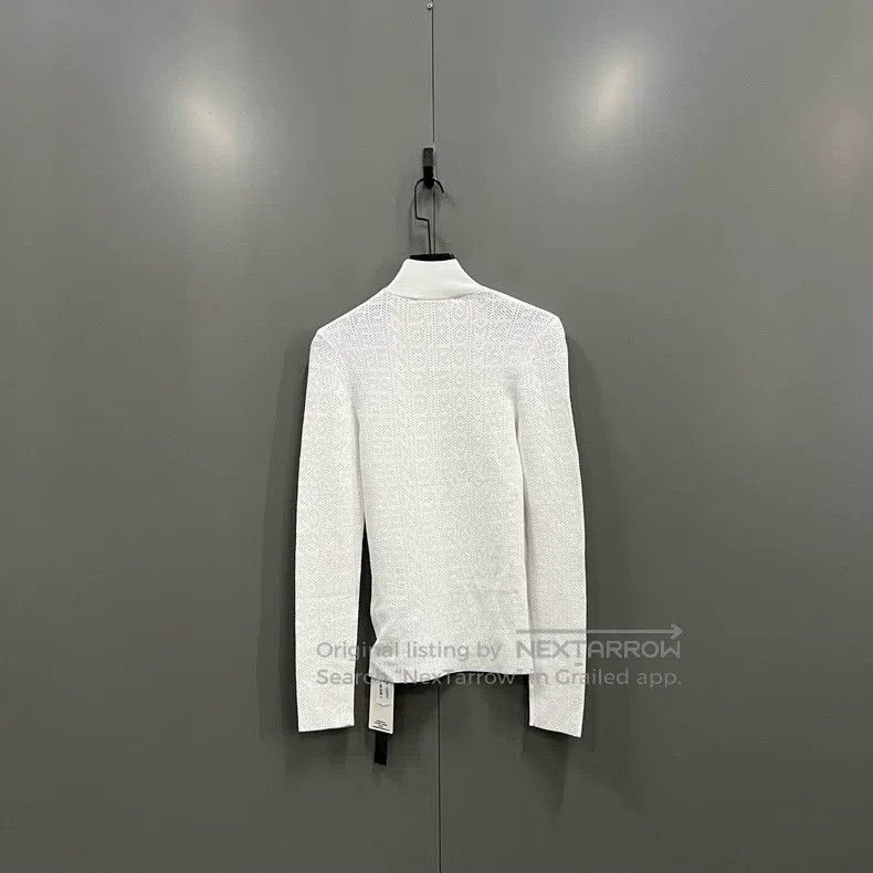 Fendi Fendi White Cutout Logo High-Neck Sweater Size S / US 4 / IT 40 - 2 Thumbnail
