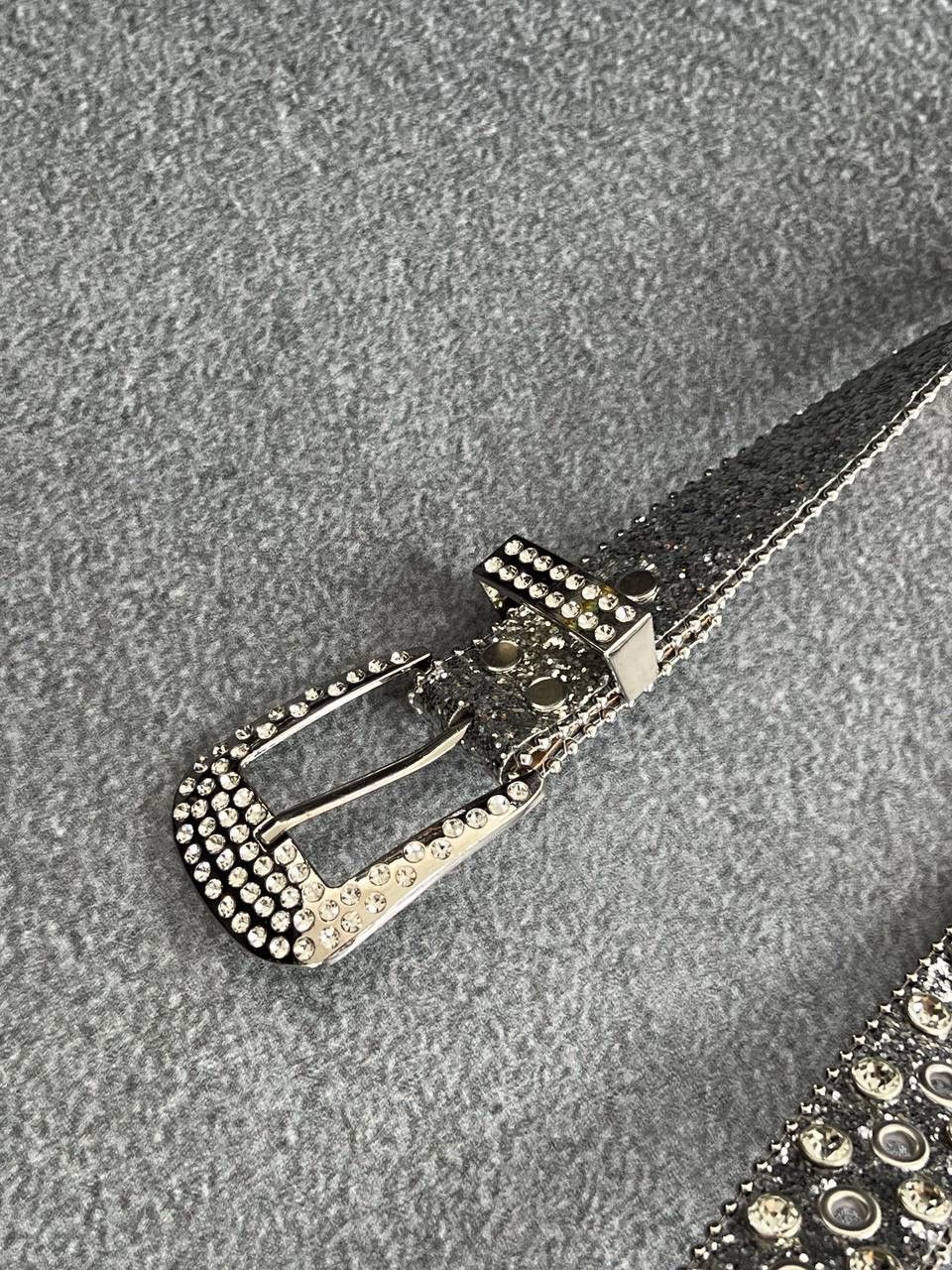B.B. Simon Y2K Bb Simons Style Y2K Rhinestones Glam Belt Size ONE SIZE - 2 Thumbnail