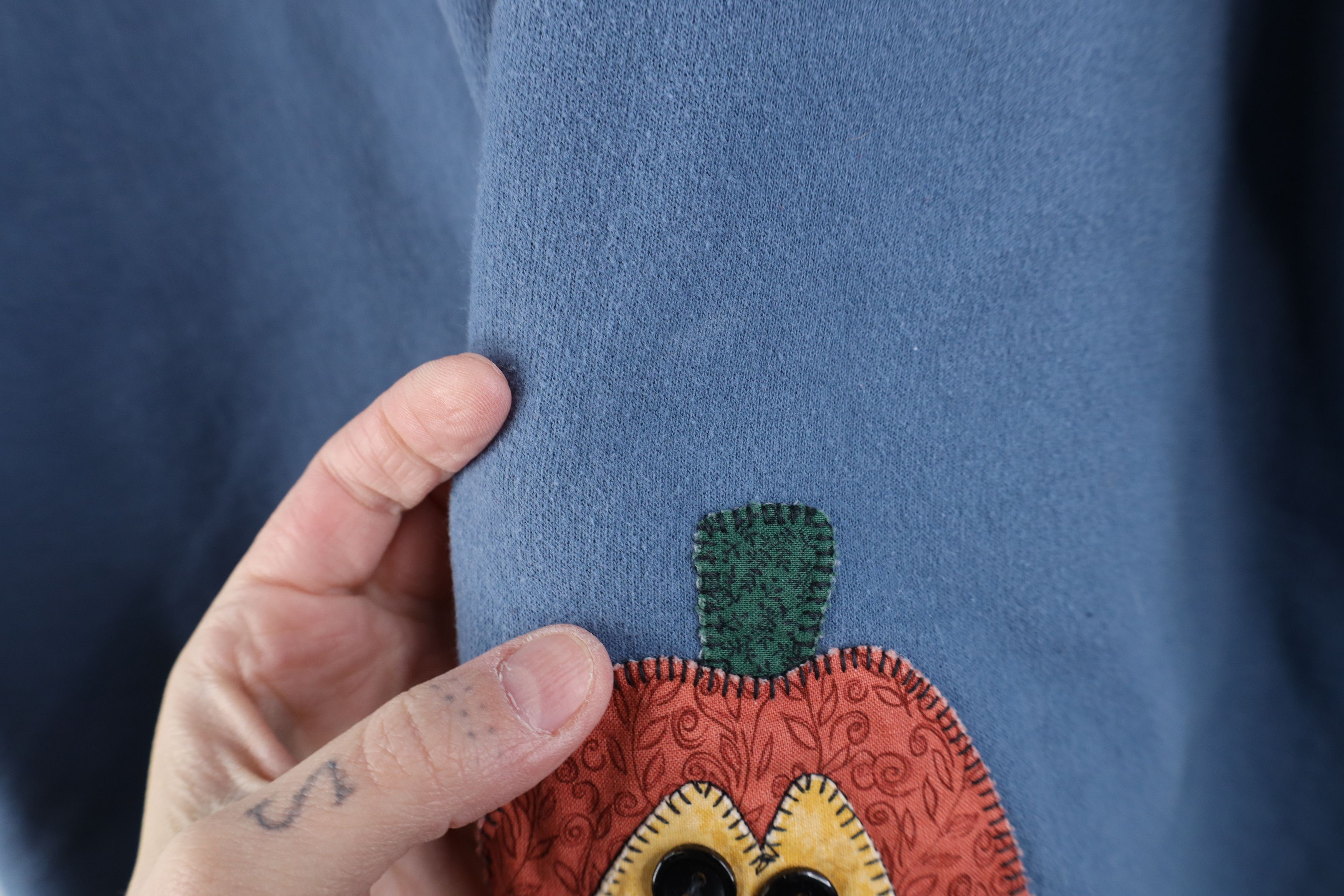 Vintage Vintage 90s Streetwear Open Front Cardigan Sweatshirt Size L / US 10 / IT 46 - 13 Thumbnail
