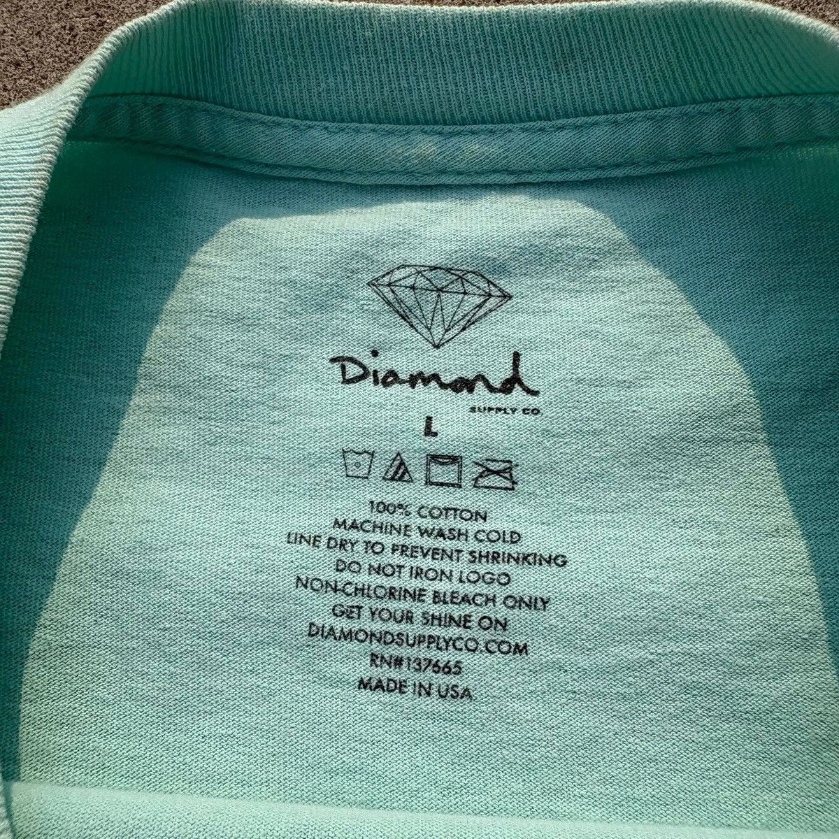 Diamond Supply Co. Diamond Supply Co USA Graphic T-Shirt Religious Size US L / EU 52-54 / 3 - 3 Thumbnail