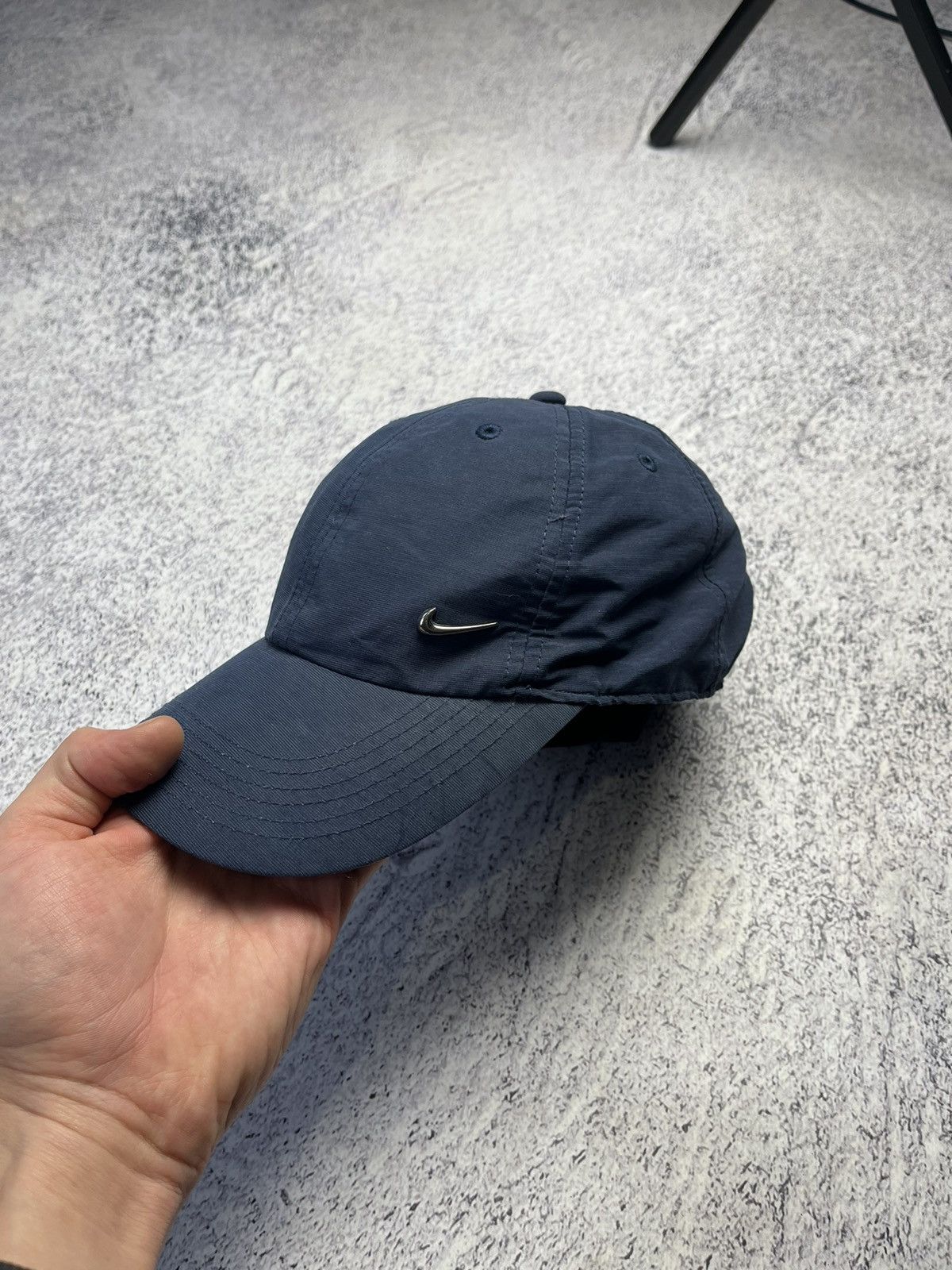 Nike Vintage Nike Cap Metal Swoosh Y2K Style Streetwear Size ONE SIZE - 2 Thumbnail