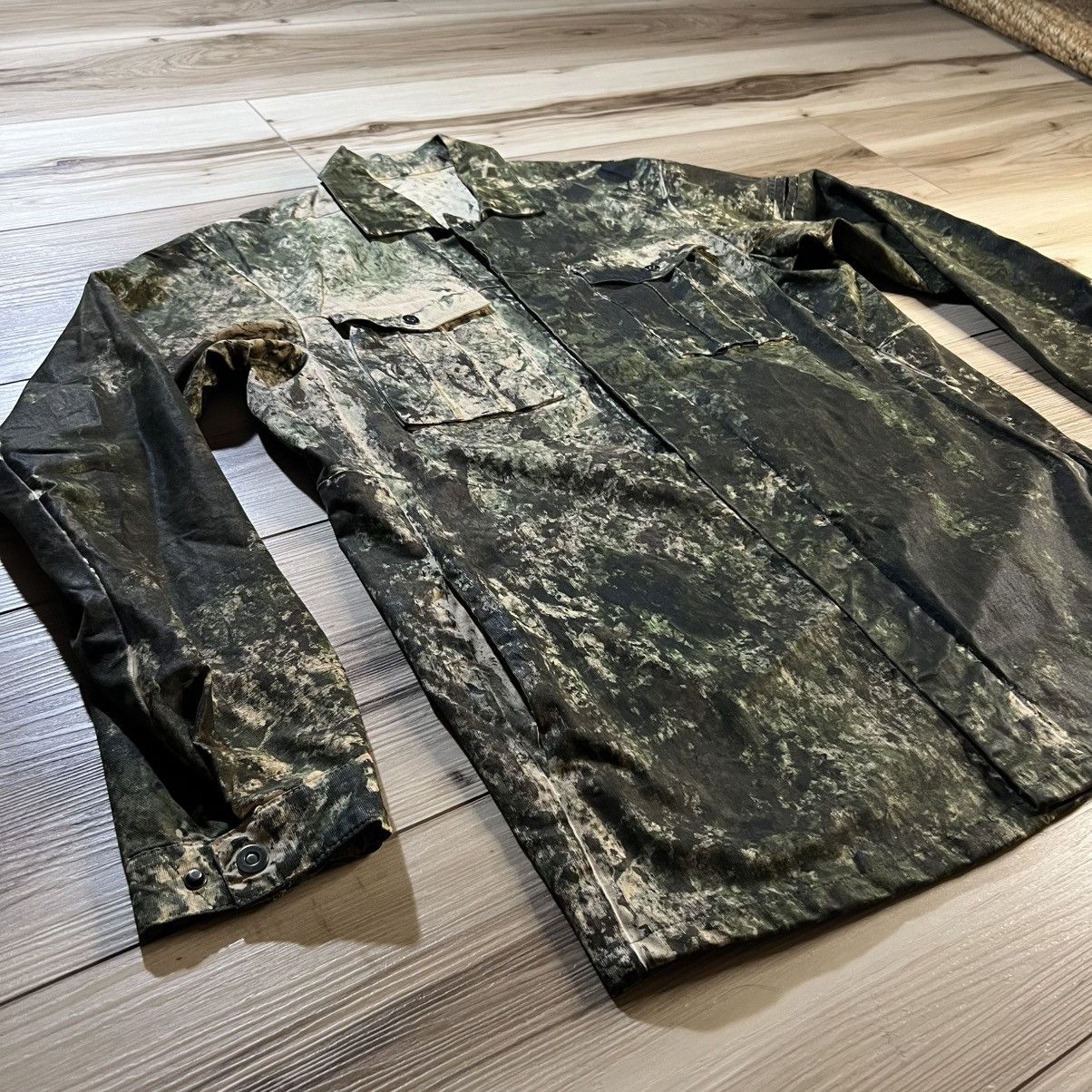 11 By Boris Bidjan Saberi 11 by Boris Bidjan Saberi Green Woodland Camo Jacket Size US L / EU 52-54 / 3 - 2 Thumbnail