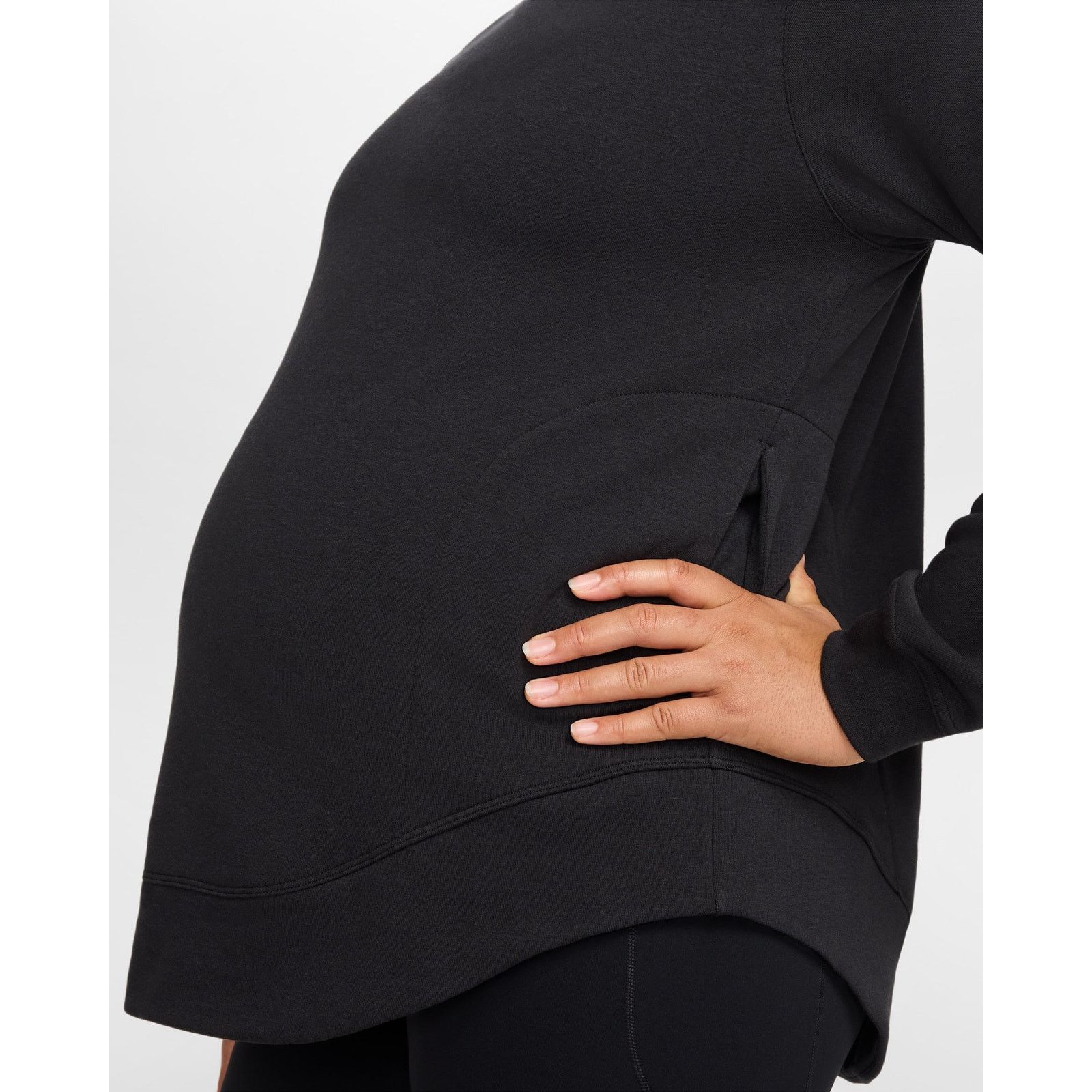 Nike NWT Nike One Reversible French Terry Maternity Pullover Top Size M / US 6-8 / IT 42-44 - 3 Thumbnail