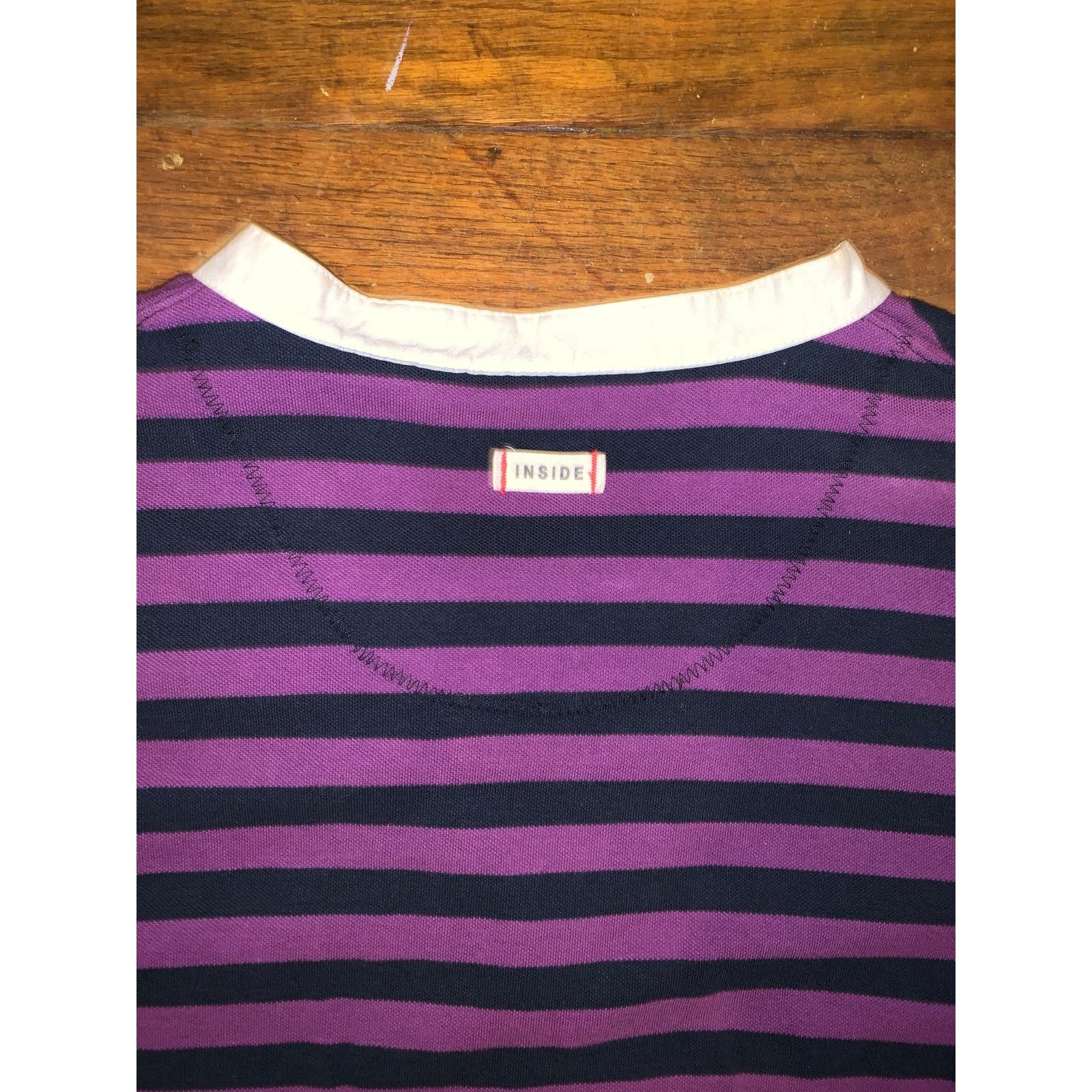 Paul Smith Paul Smith Archive Striped Henley Purple Black Men’s Large Size US L / EU 52-54 / 3 - 10 Thumbnail