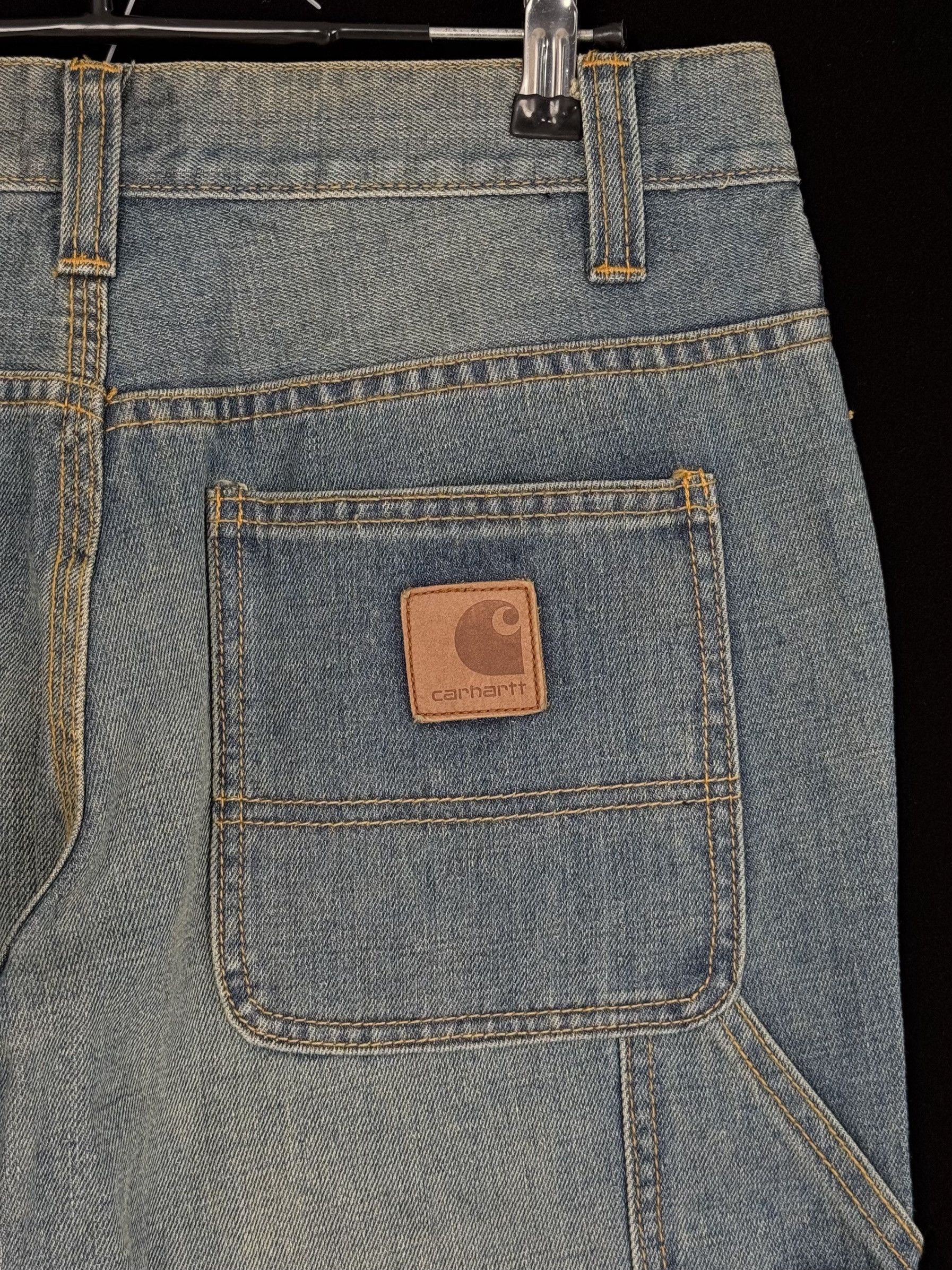 Carhartt × Vintage UNWORN* CARHARTT LOGGER CARPENTER PANT LIGHT WASH Size US 32 / EU 48 - 2 Thumbnail
