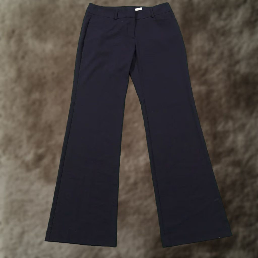 Michael Kors Michael Kors Pants Womens 6 Blue Gramercy Fit Stretch Flare Dress Career Office Dress Pants Women 6 Blue Gramercy Fit Stretch Pants Navy Size 28" / US 6 / IT 42 - 1 Thumbnail