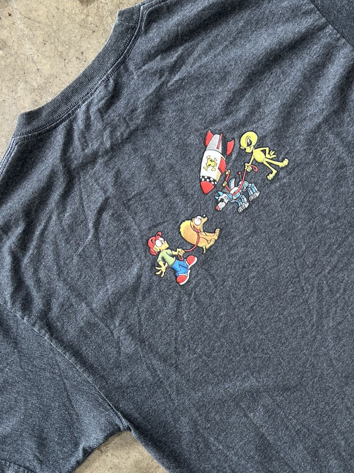 Vintage Vintage 90s Alien Nation Skateboarding Alien Dog Tee Large Size US L / EU 52-54 / 3 - 4 Thumbnail