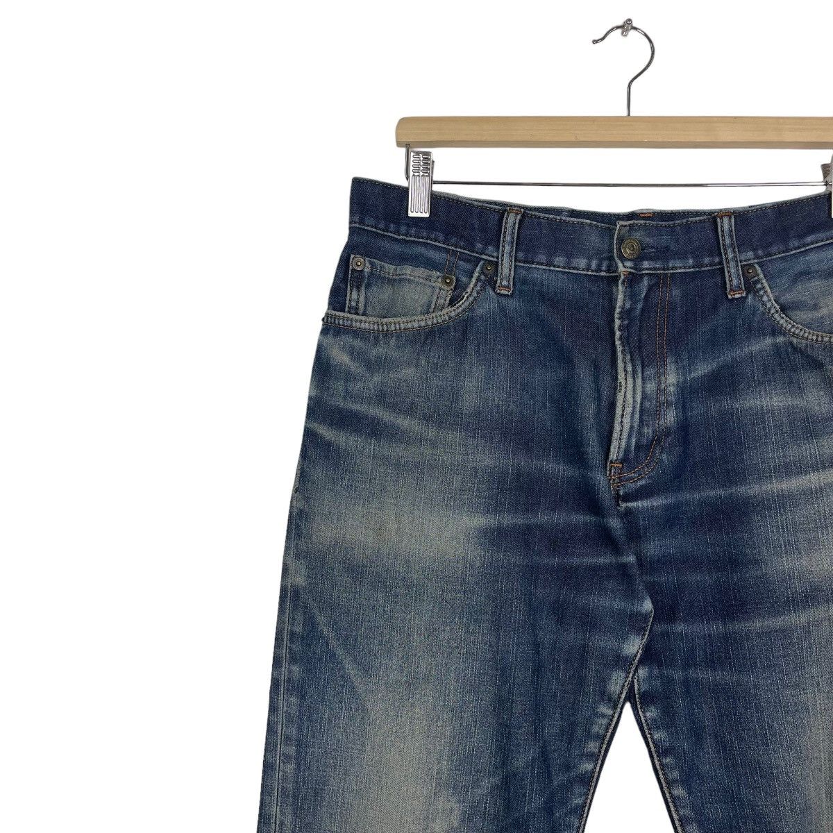 Japanese Brand UNIQLO UJ FLARE JEANS Size US 34 / EU 50 - 6 Thumbnail