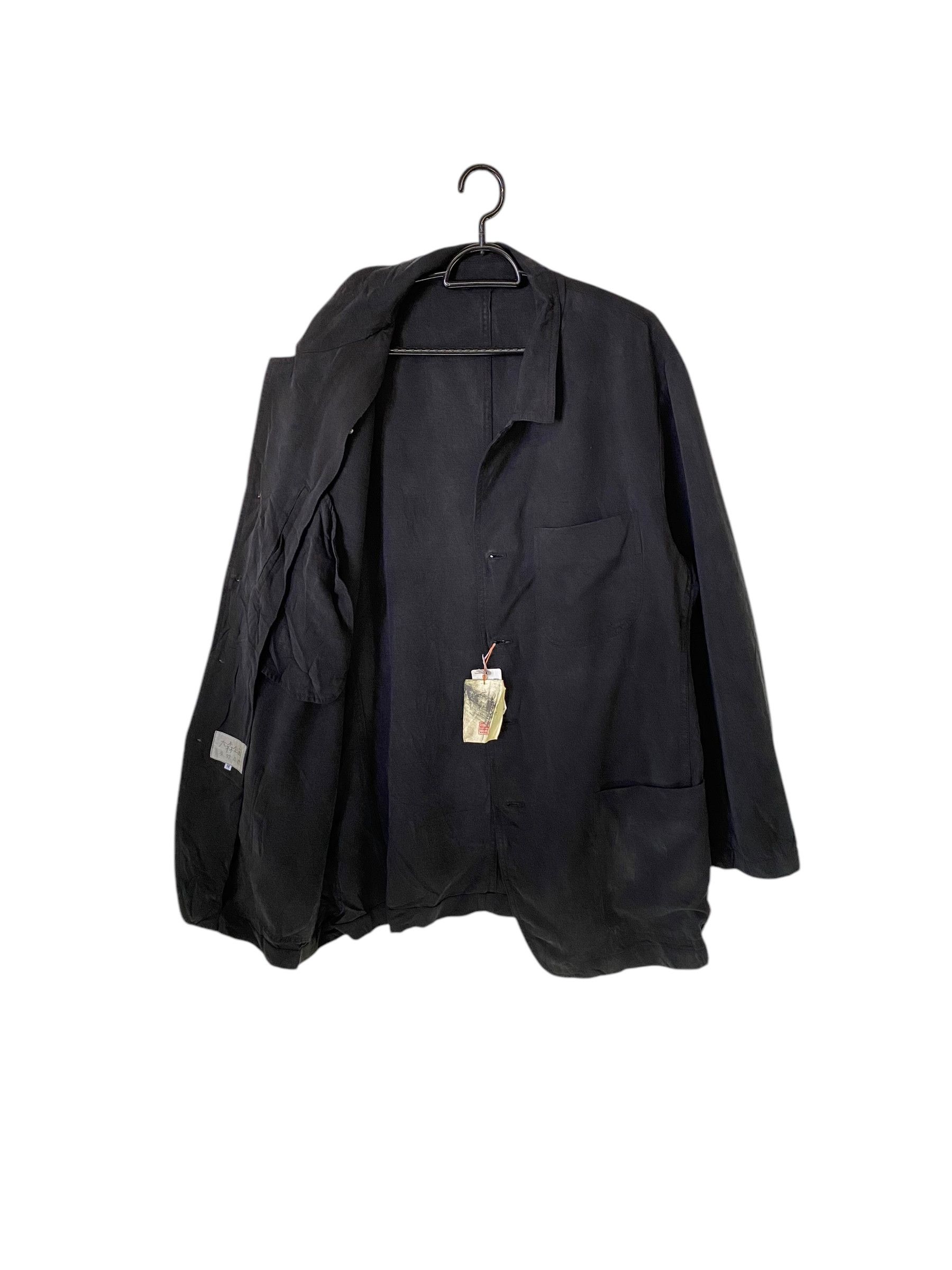 Japanese Brand × Vintage 90s Omori Planning Tencel chore jacket Size US M / EU 48-50 / 2 - 3 Thumbnail