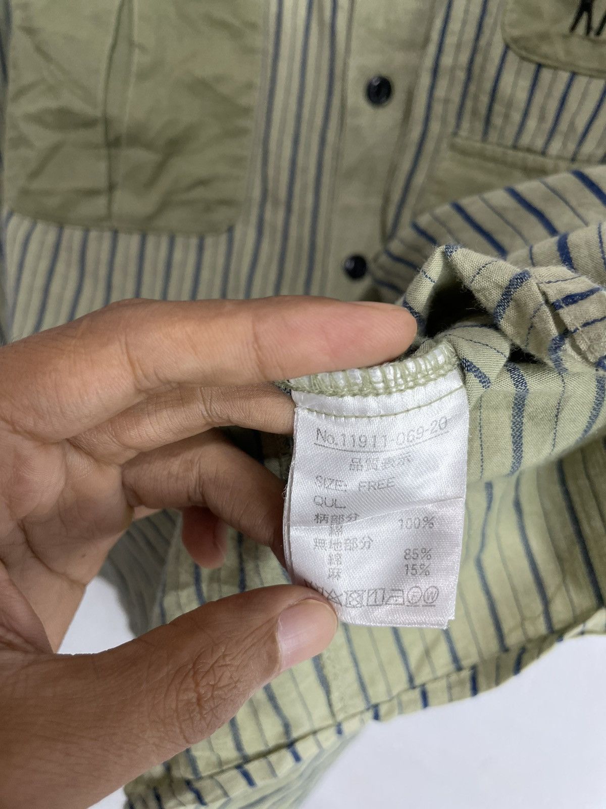 Issey Miyake Undefined Multipocket Shirt two tone Pattern Issey style Size US M / EU 48-50 / 2 - 6 Thumbnail