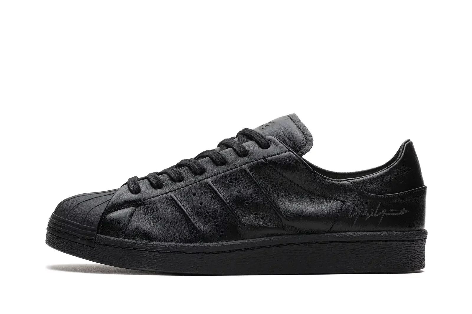 Adidas × Y-3 o1mle042 Triple Low-Top Sneakers in Black Size US 9.5 / EU 42-43 - 1 Thumbnail