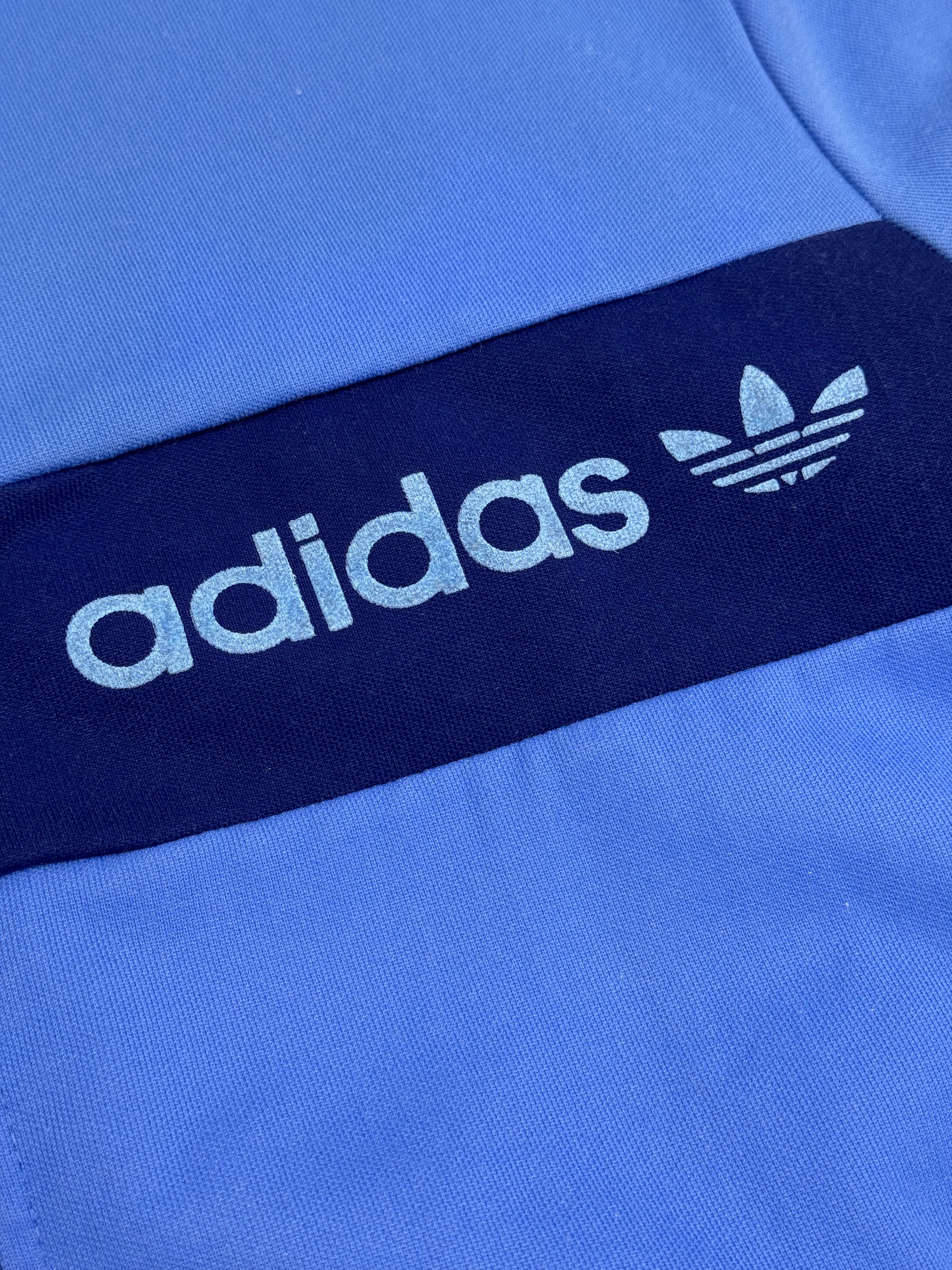 Adidas × Vintage 80s Adidas Track Jacket 100 km Ultra Marathon Biel-Bienne Size US M / EU 48-50 / 2 - 6 Thumbnail