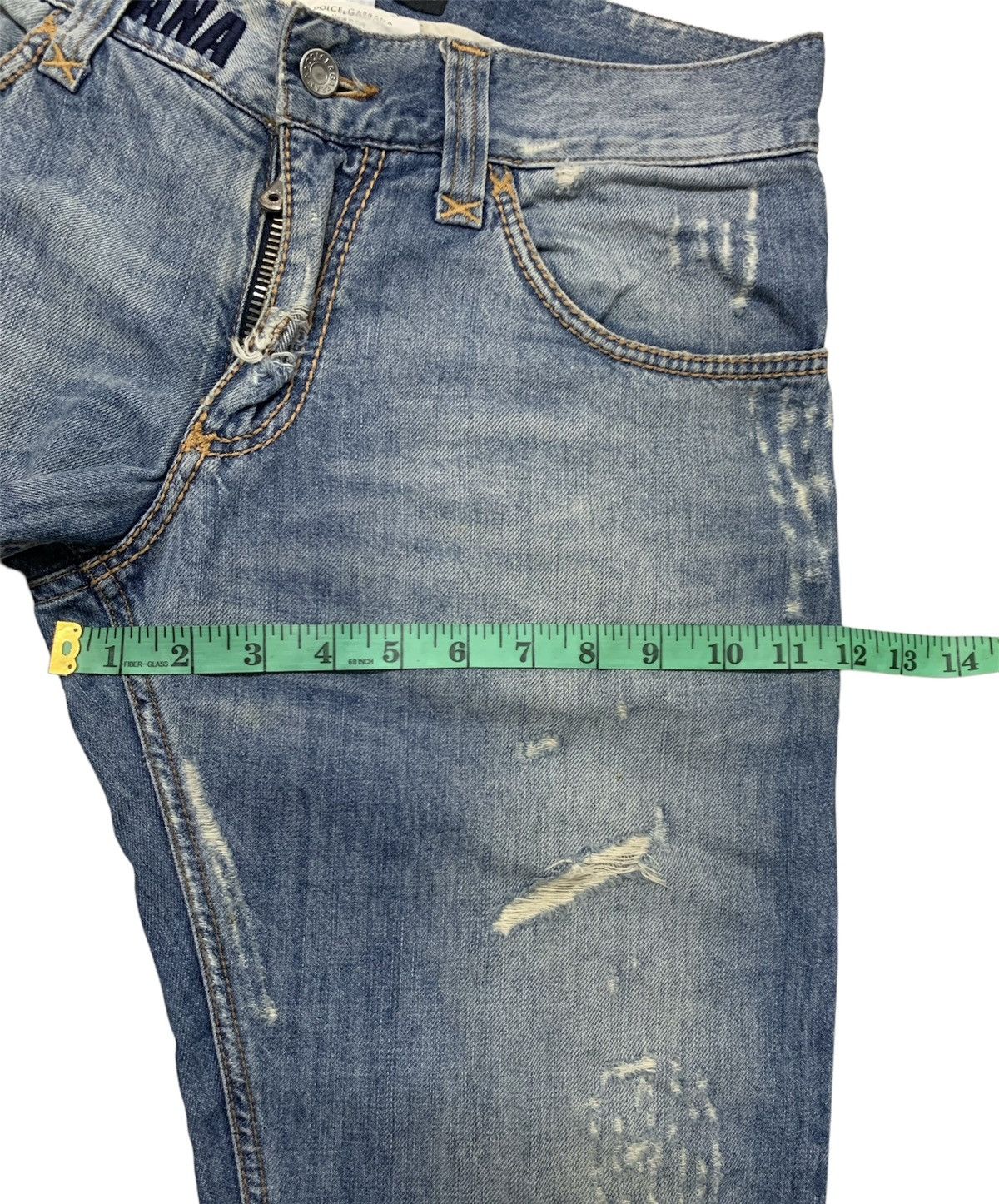 Dolce & Gabbana DOLCE & GABBANA Distressed denim Size US 32 / EU 48 - 12 Thumbnail