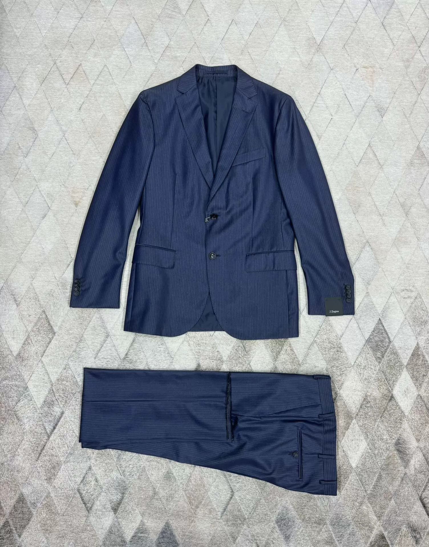 Ermenegildo Zegna Zegna Men's Wool Suit Size US M / EU 48-50 / 2 - 1 Thumbnail