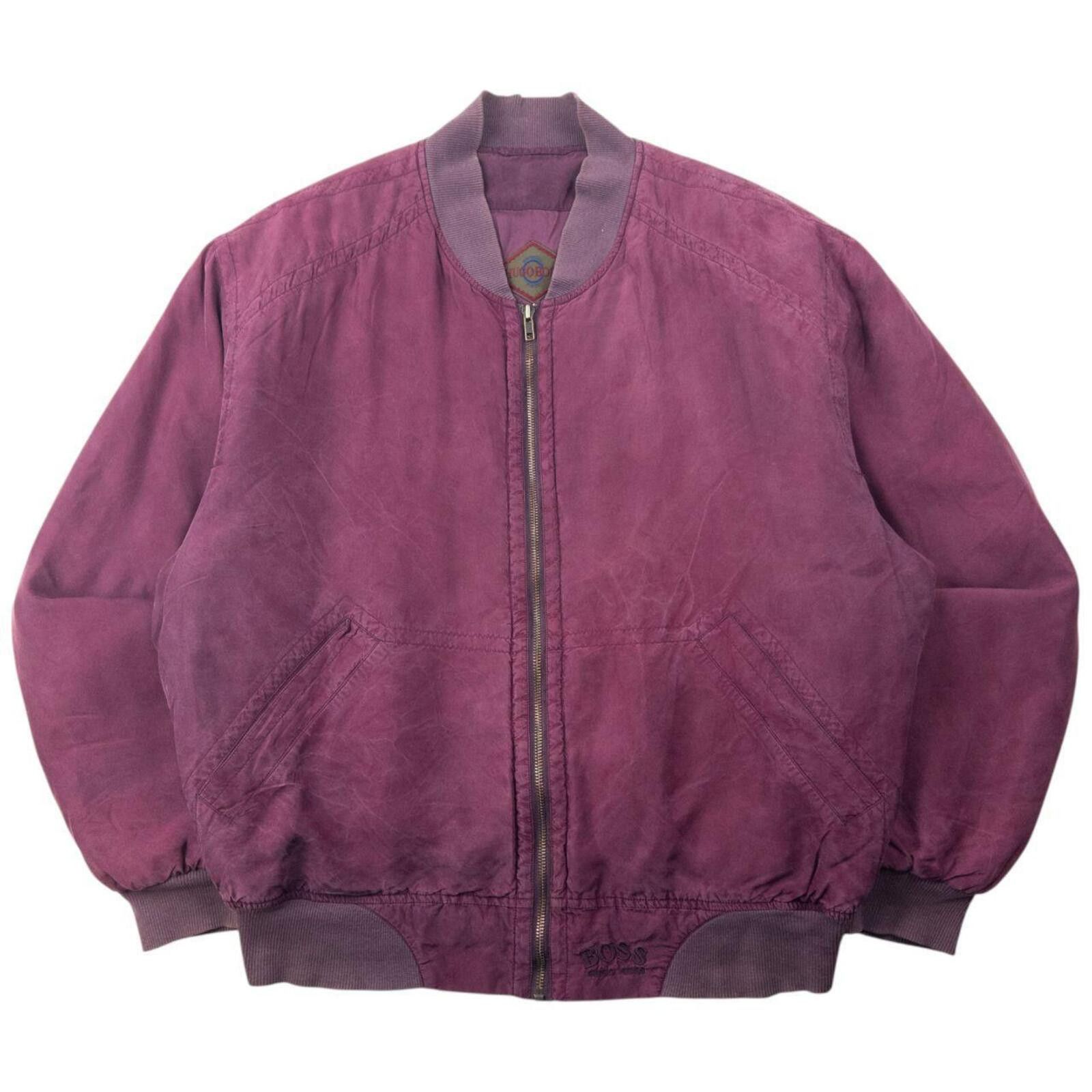 Hugo Boss Vintage 90s Hugo Boss Silk Bomber Jacket Size XXL Size US XXL / EU 58 / 5 - 1 Thumbnail