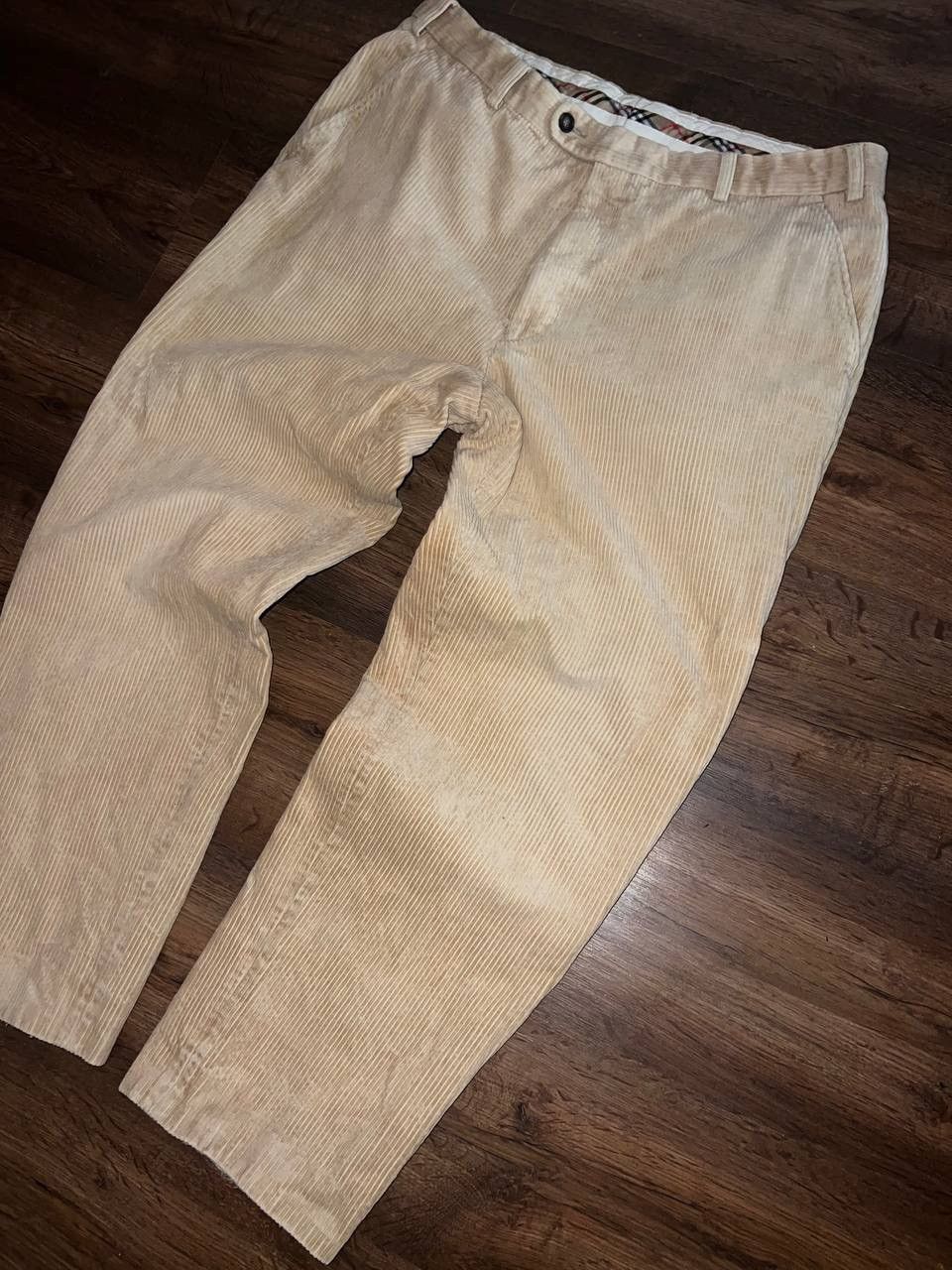 Burberry × Vintage Vintage pants Burberry corduroy y2k baggy fit Size US 38 / EU 54 - 5 Thumbnail