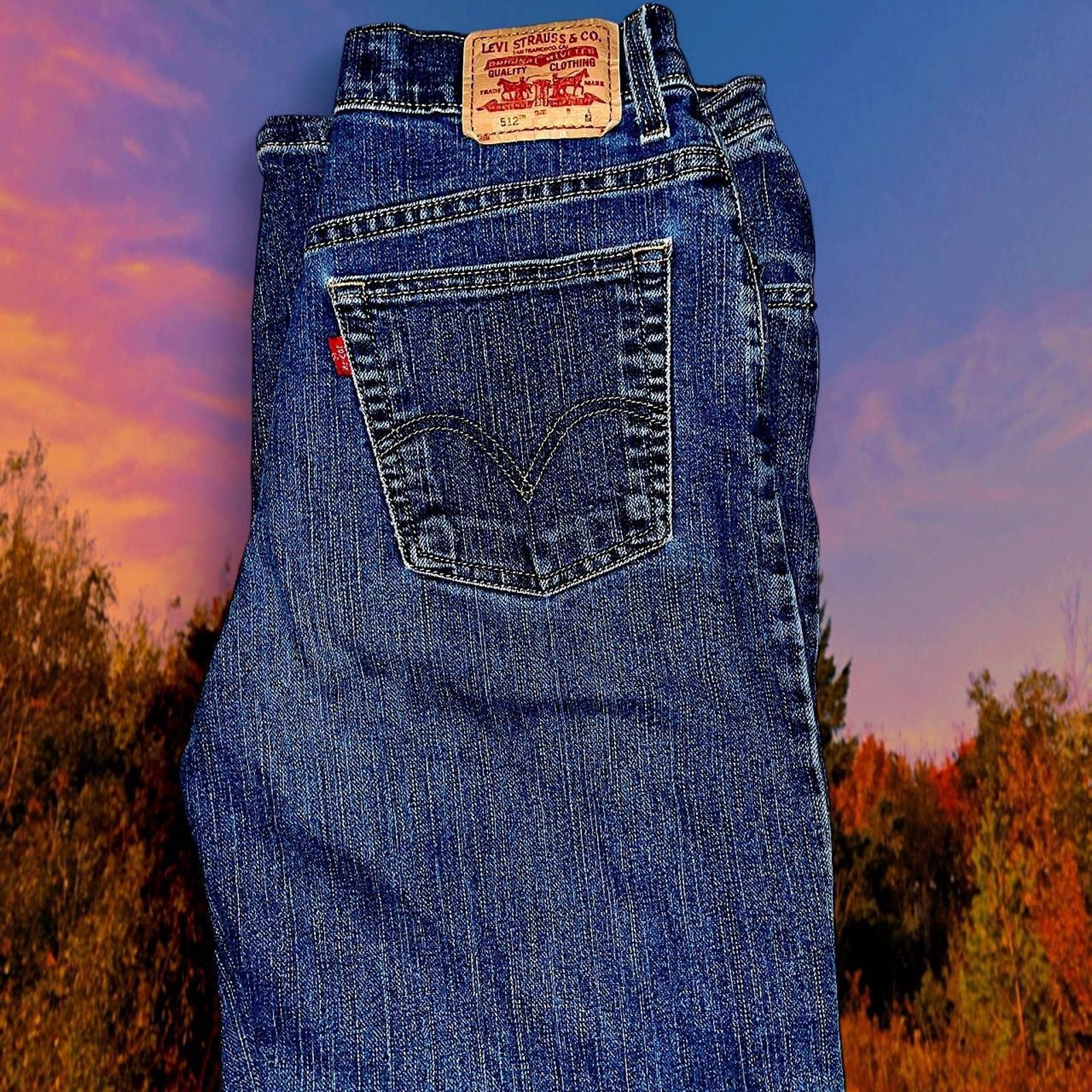 Levi's Levis 512 blue jeans 90s Size US 32 / EU 48 - 1 Thumbnail