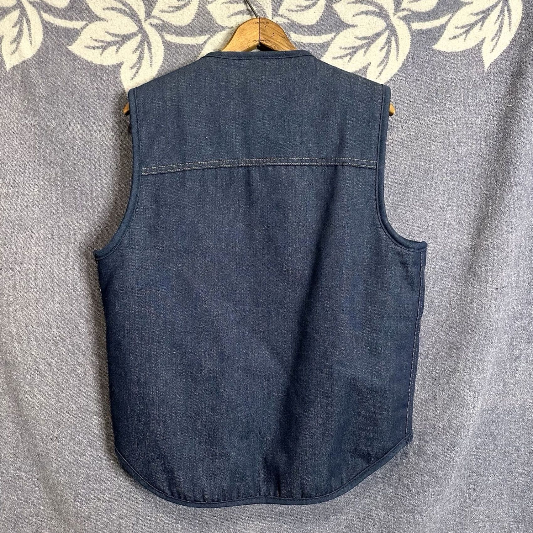 Sears VINTAGE Sears Roebuck Denim Vest Sherpa Lined Men’s Large Tall NWT 51307 Size US L / EU 52-54 / 3 - 5 Thumbnail