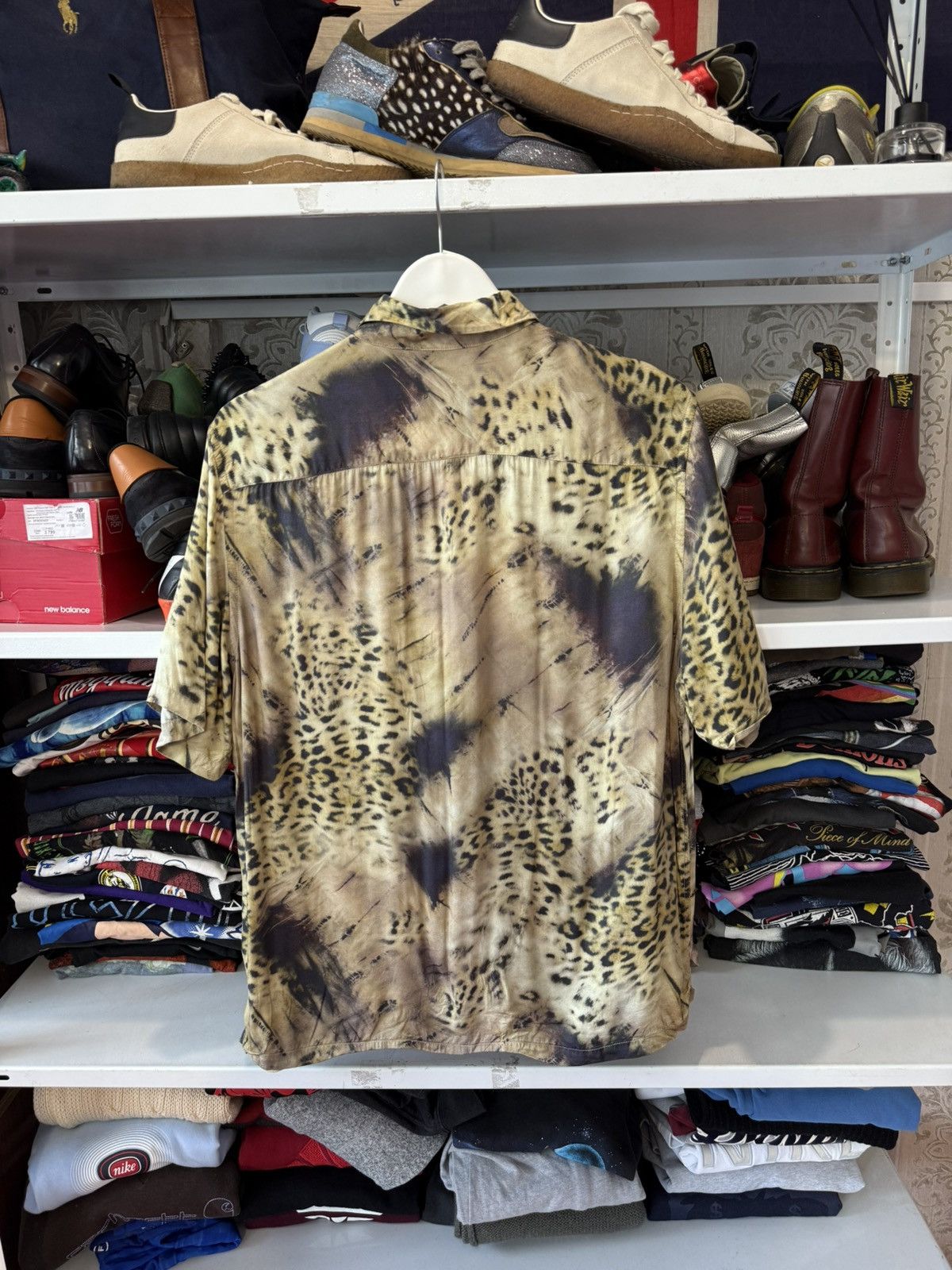 Allsaints Designer Allsaints AWA Leopard Hawaii crazy oversize shirt Size US L / EU 52-54 / 3 - 7 Thumbnail