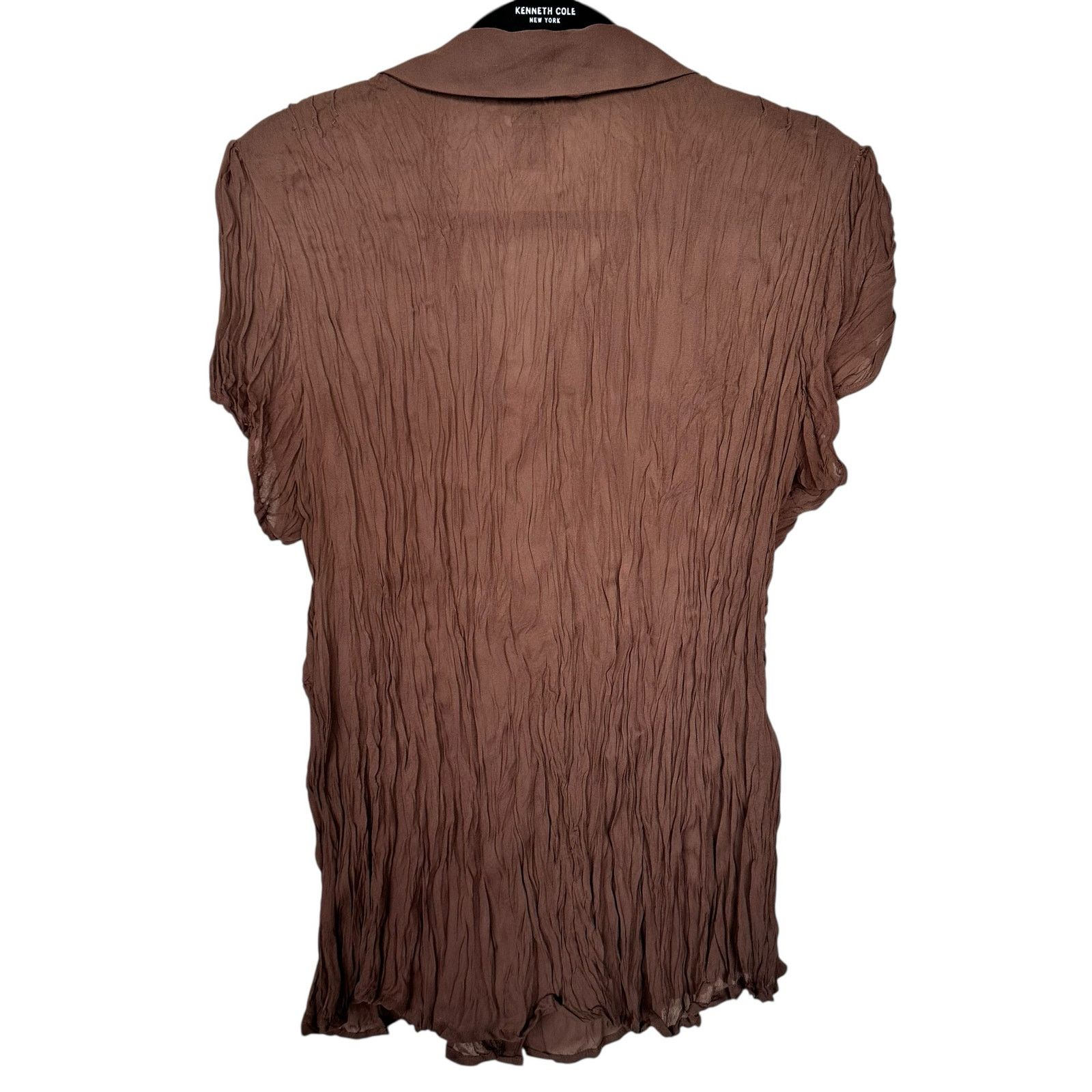 Other Allison Taylor Y2K Going Out Ruffle Tops Leopard Brown XL Size XL / US 12-14 / IT 48-50 - 12 Thumbnail