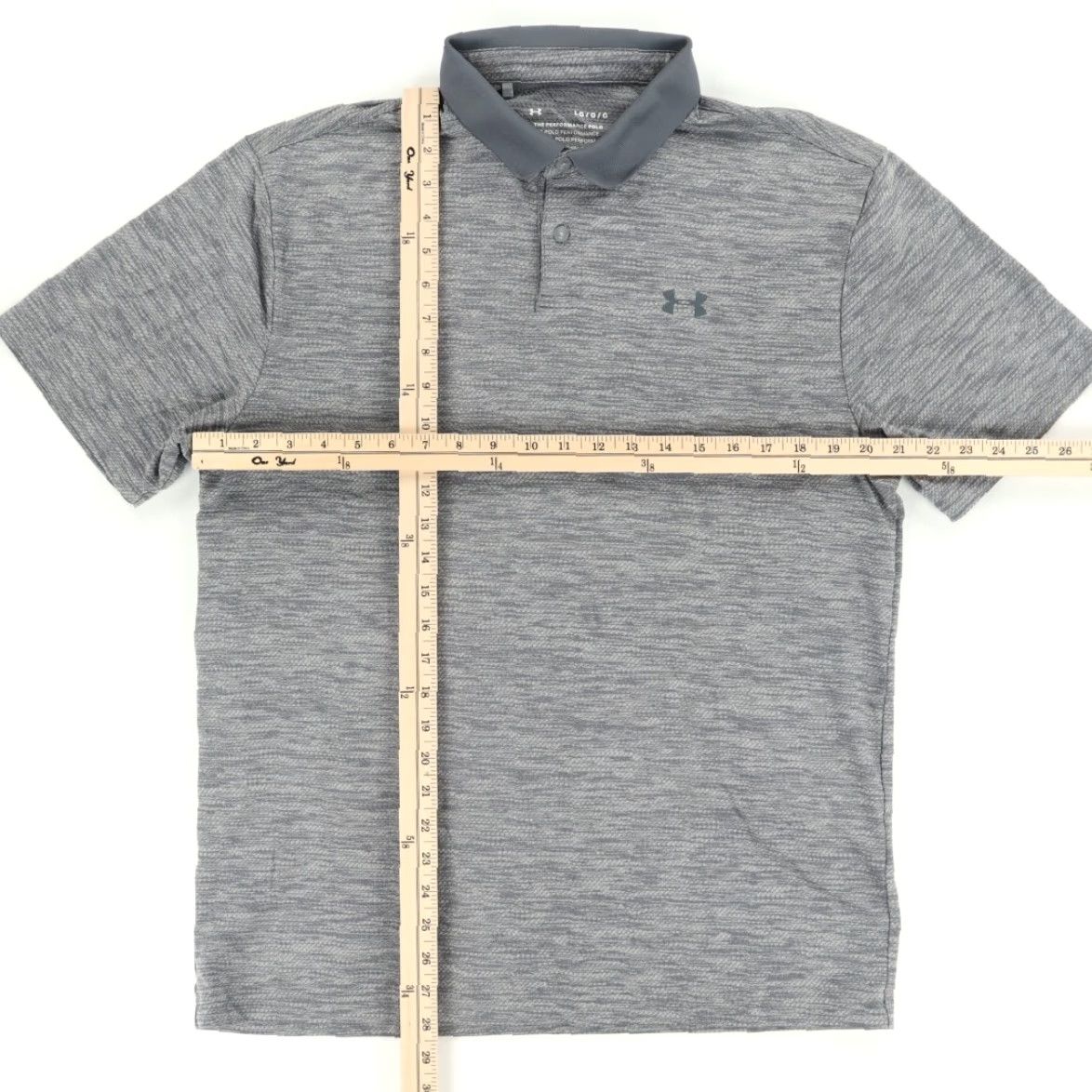 Under Armour Under Armour Performance Stretch Heather Polo Shirt Gray Men's L Size US L / EU 52-54 / 3 - 3 Thumbnail