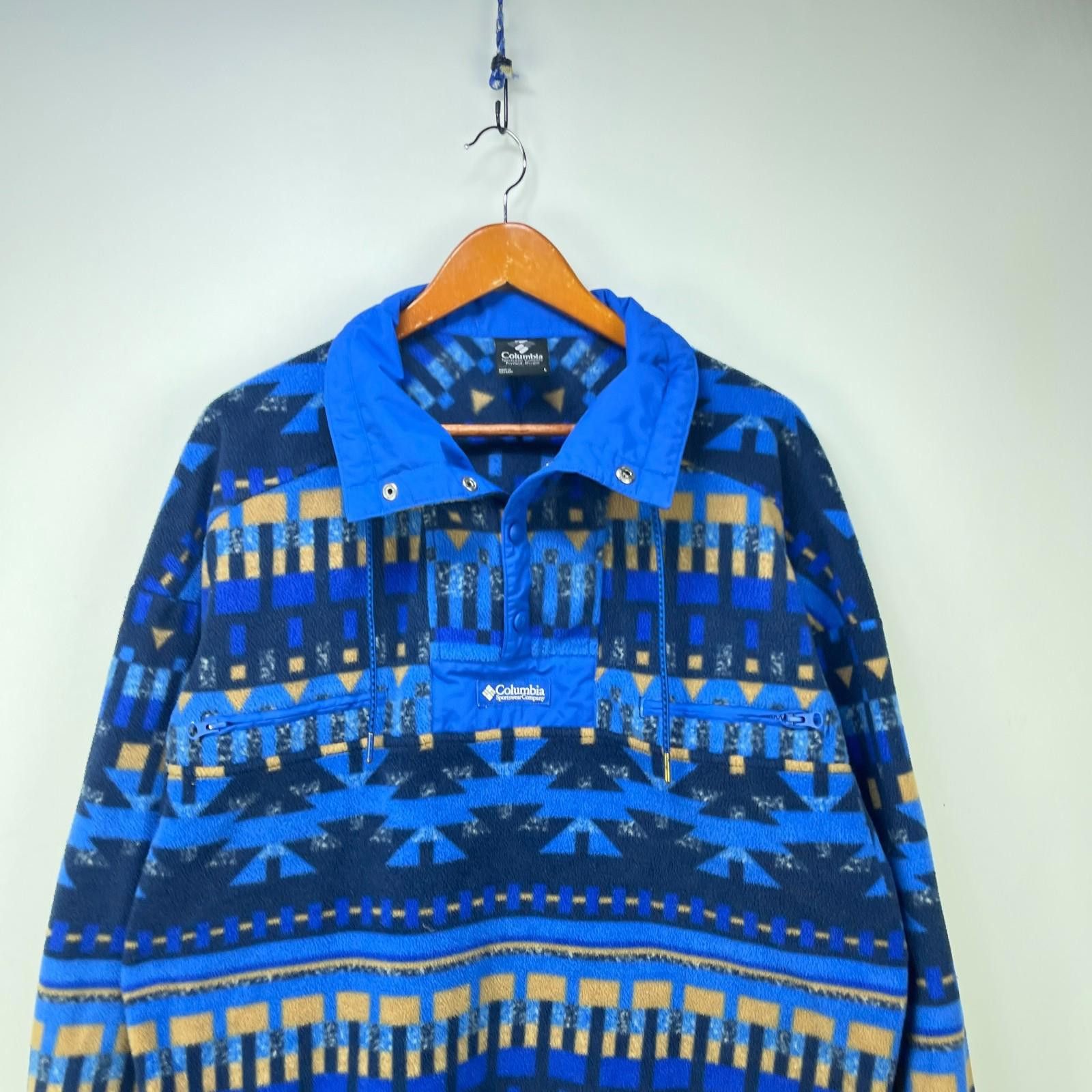 Columbia Vintage Columbia Powder Keg Fleece Aztec Sweater Large Size US L / EU 52-54 / 3 - 2 Thumbnail