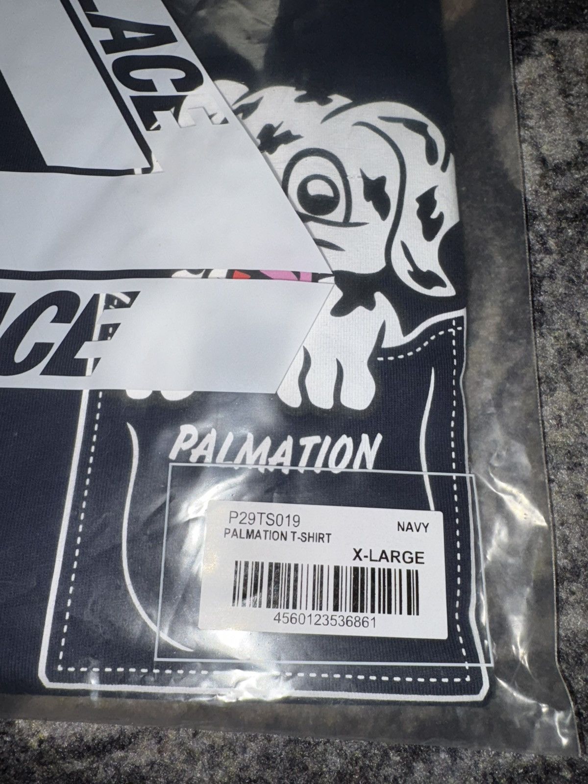 Palace Palace Palmation T-Shirt Navy Size US XL / EU 56 / 4 - 3 Thumbnail