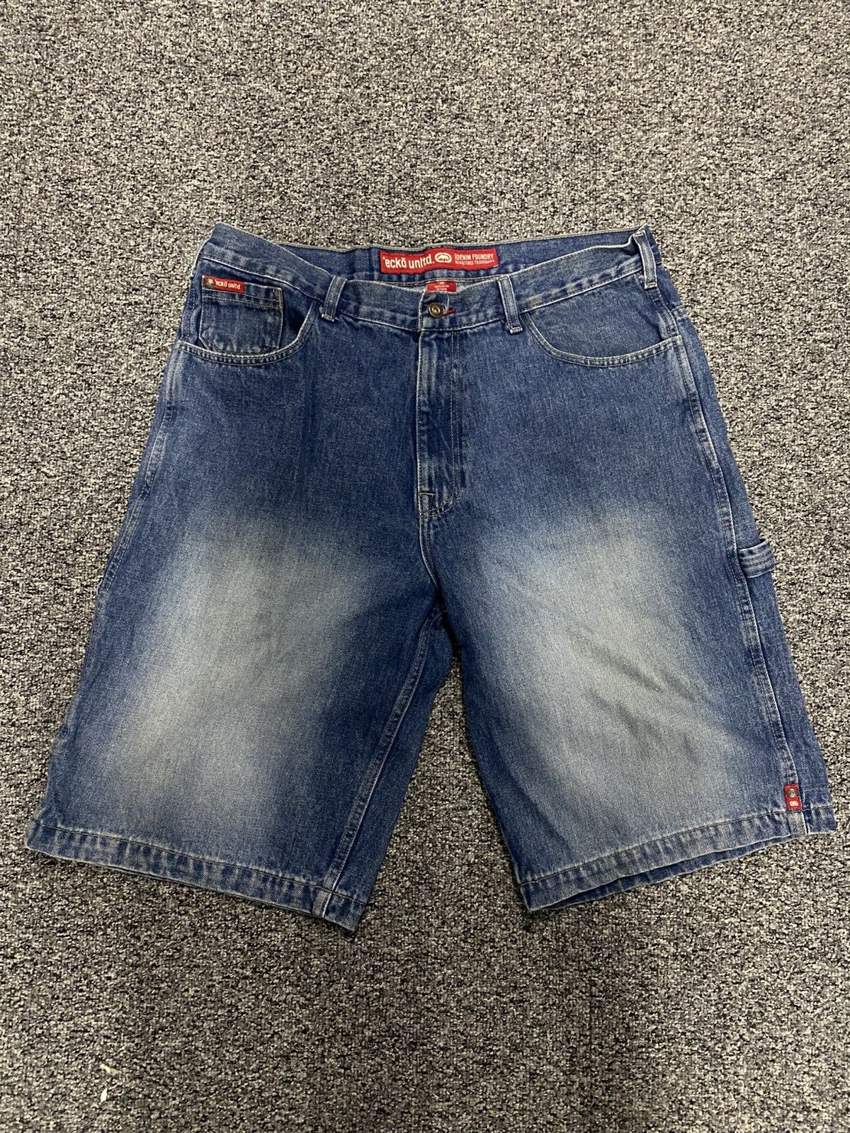 Ecko Unltd. × Vintage Ecko UNLTD Shorts Mens 38 Blue Jean Loose Baggy Skater Y2K Size US 38 / EU 54 - 1 Thumbnail